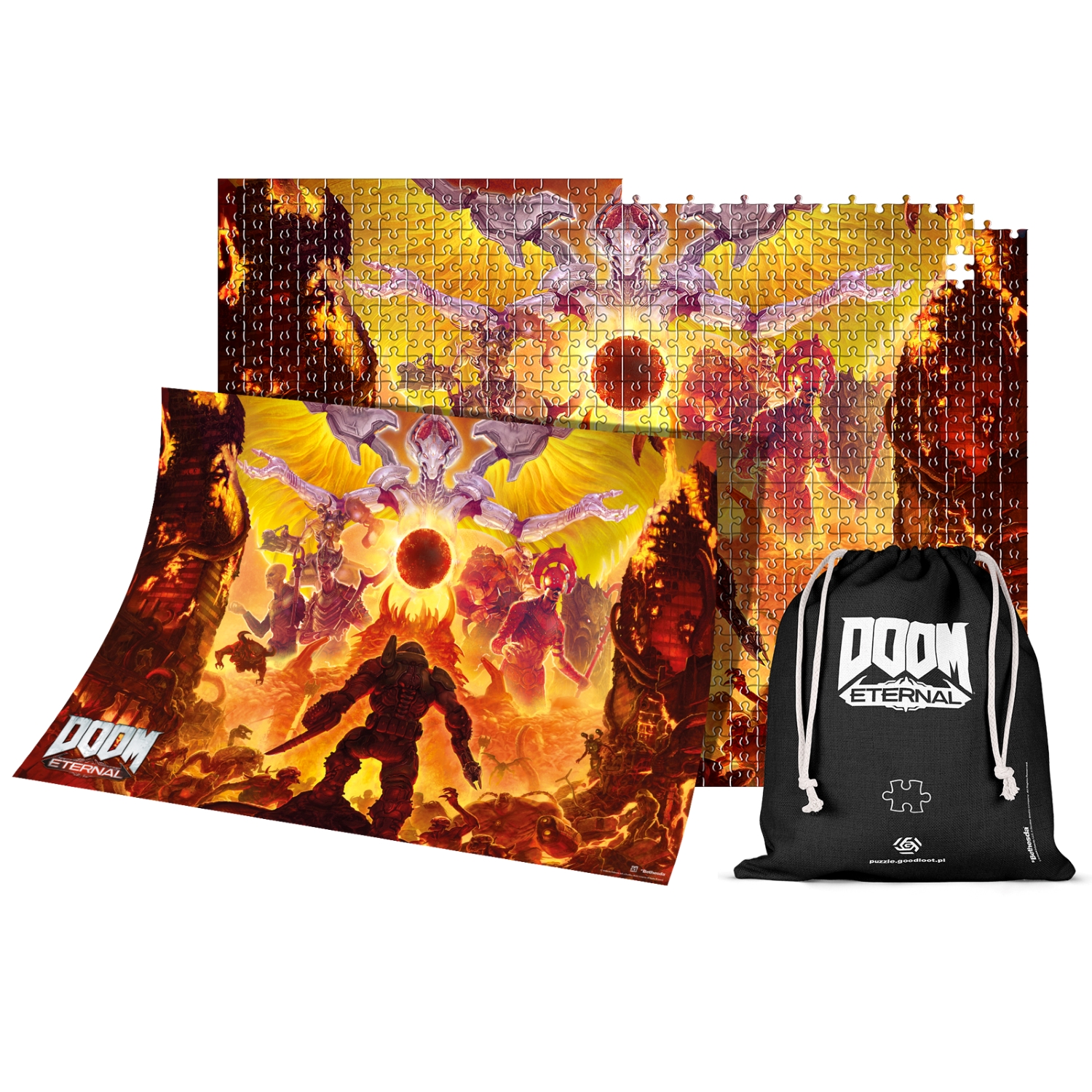 Пазл Good Loot Doom Eternal - 1000 элементов классический - фото 2
