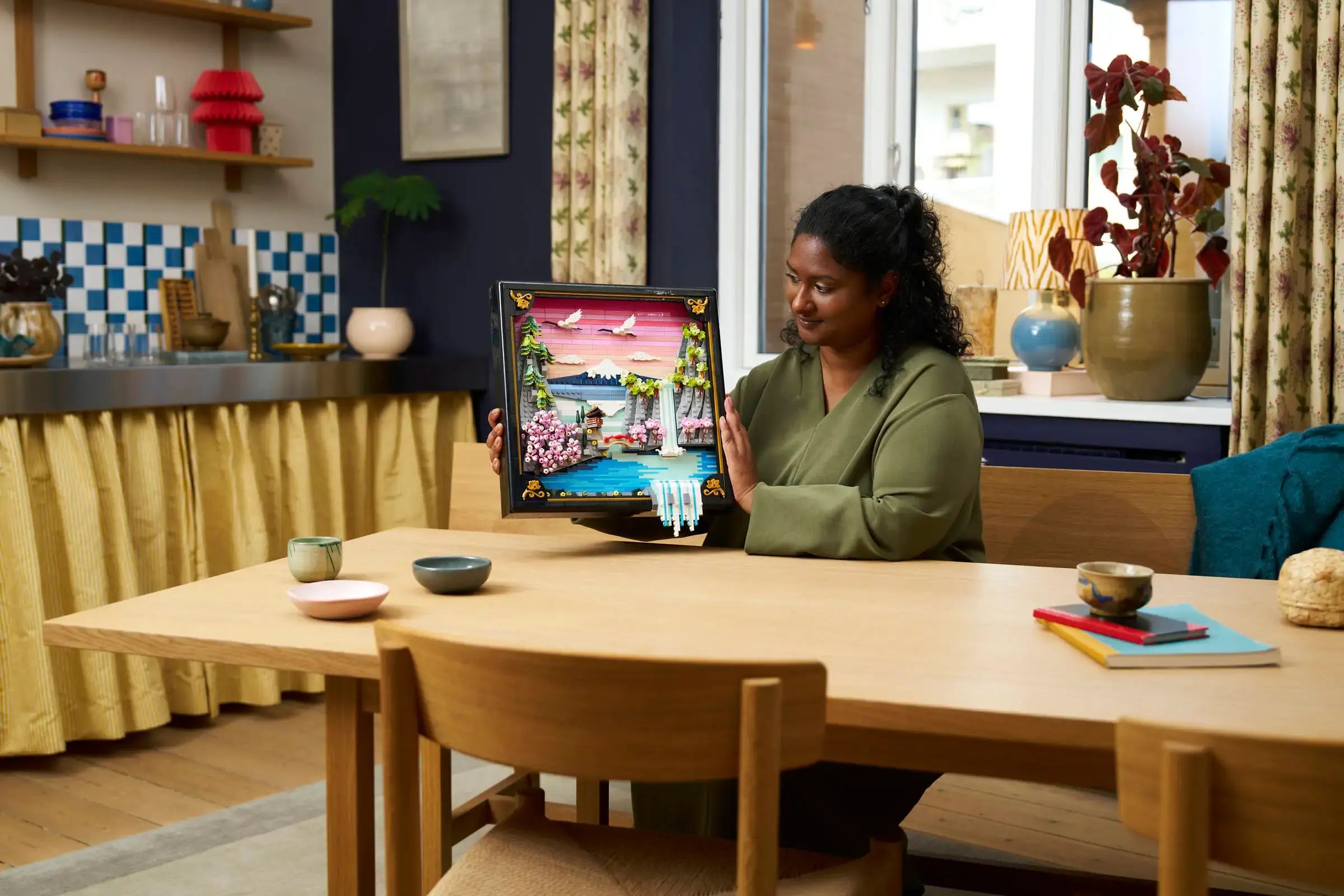 Конструктор LEGO Art Пейзаж с цветущей сакурой 1892 дет. - фото 14