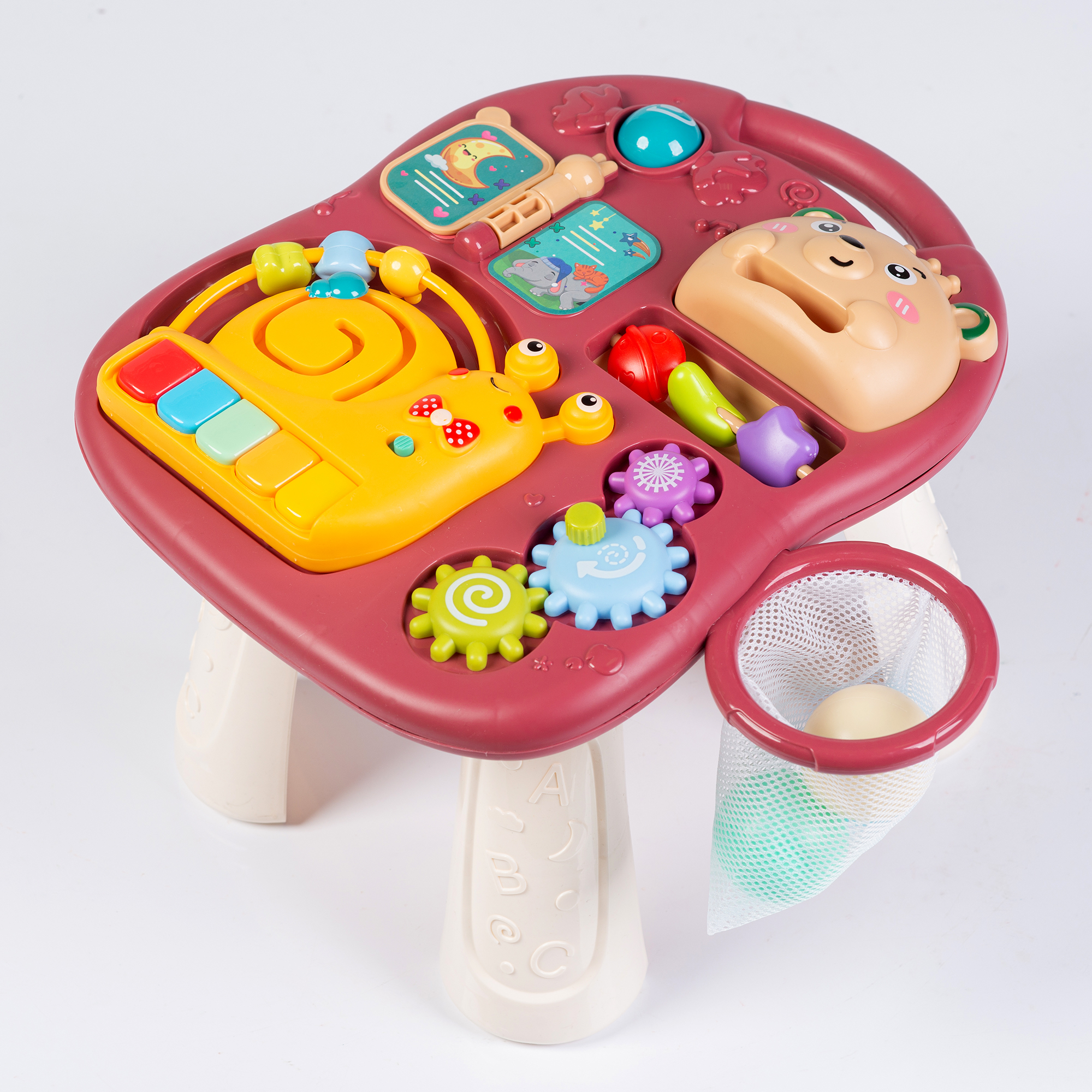 Каталка Babyhit с ручкой коричневый - фото 16