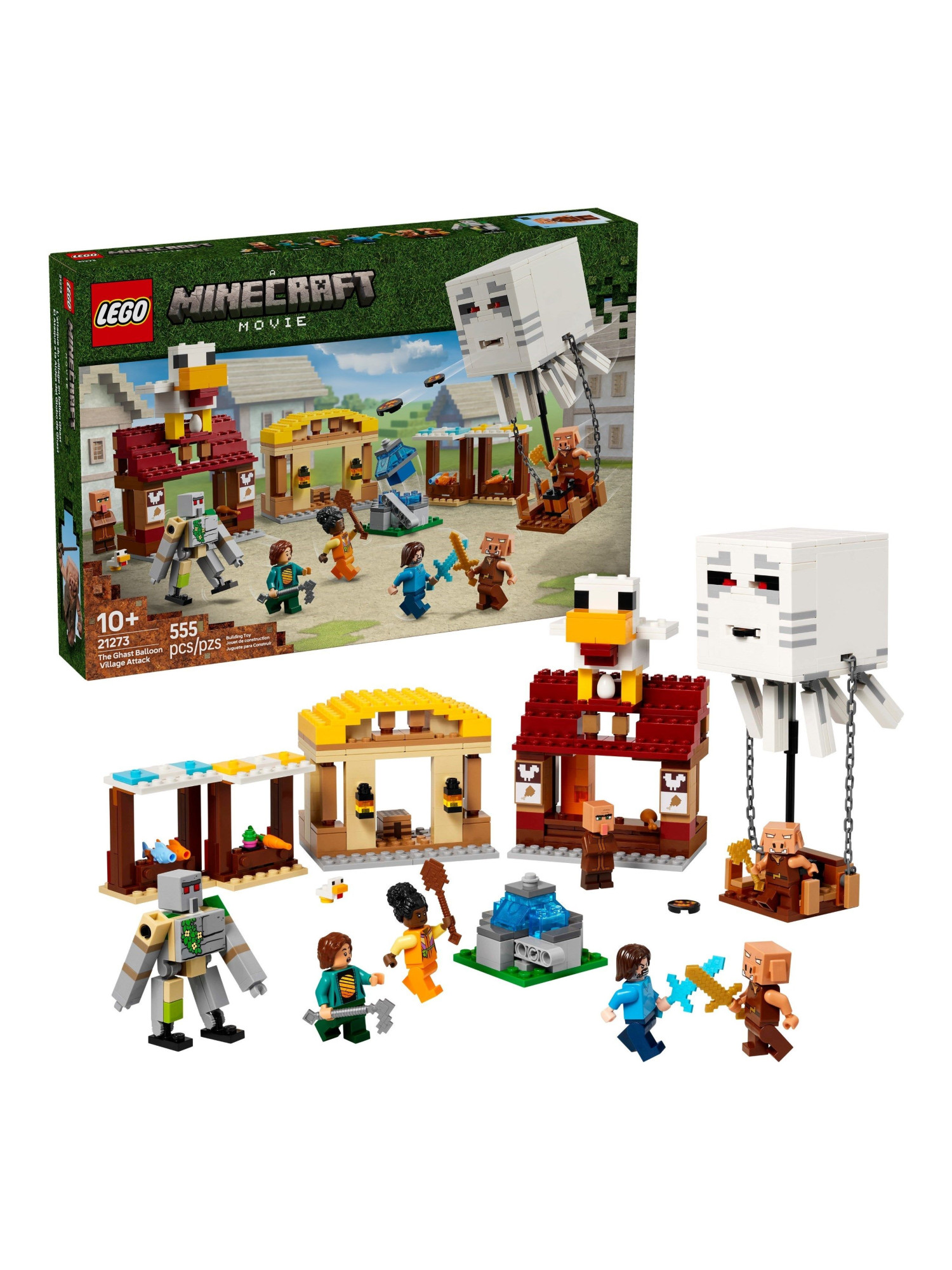 Конструктор LEGO Minecraft Нападение на деревню 555 дет. - фото 3