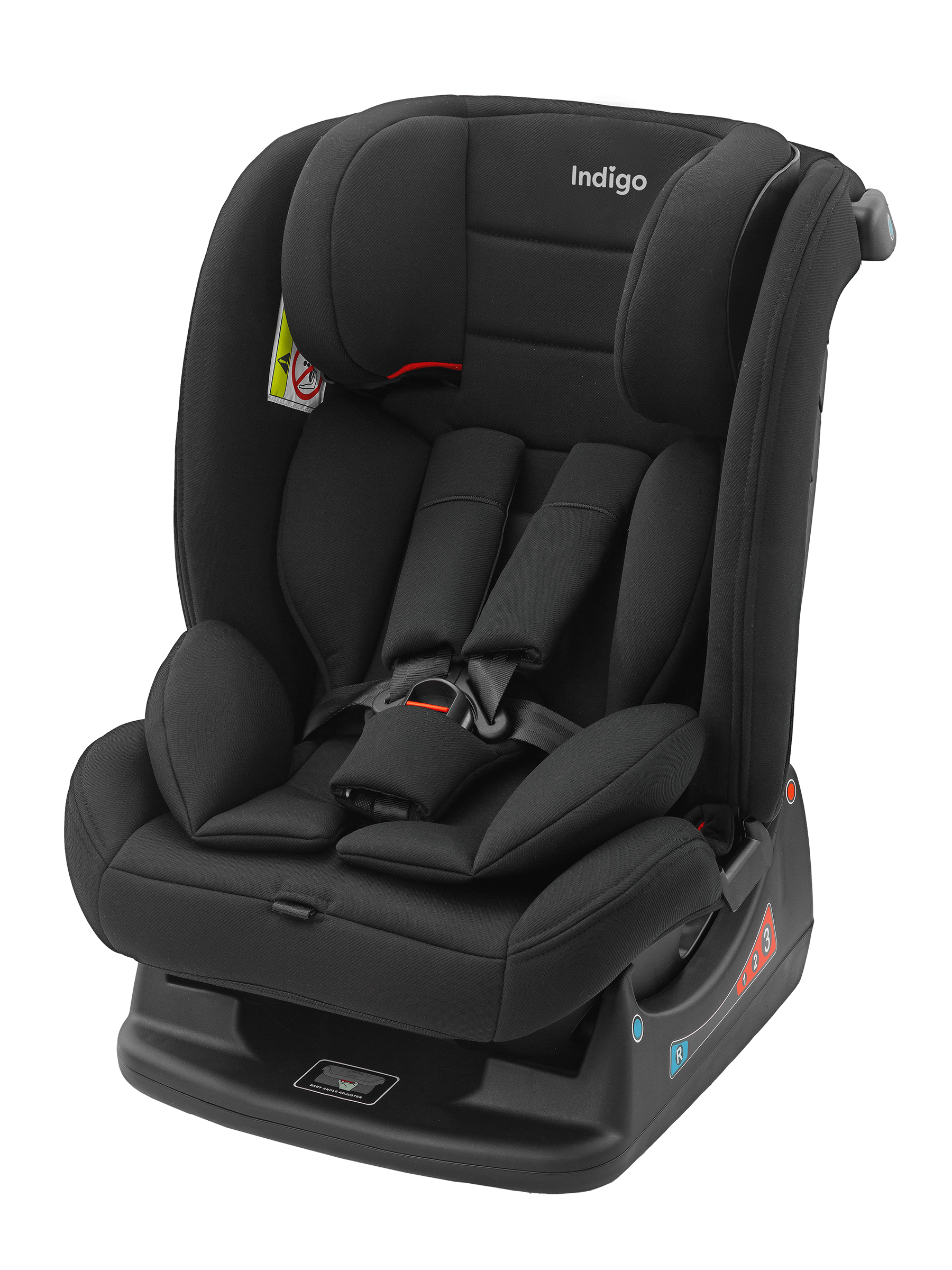 Автокресло Indigo Reflex 0+/1/2/3 (0-36 кг) черный - фото 12