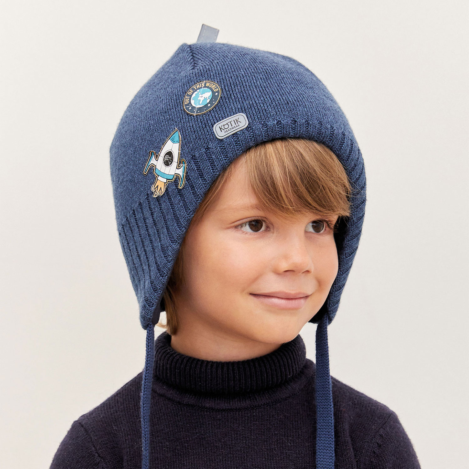 Шапка Kotik 90178_синий - фото 1
