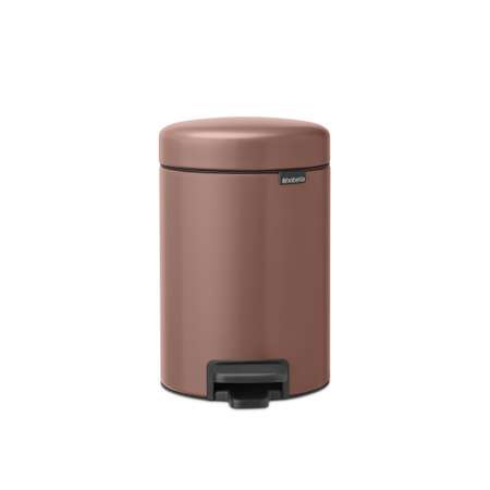 Бак мусорный Brabantia NewIcon с педалью светло-коричневый 3л 233968