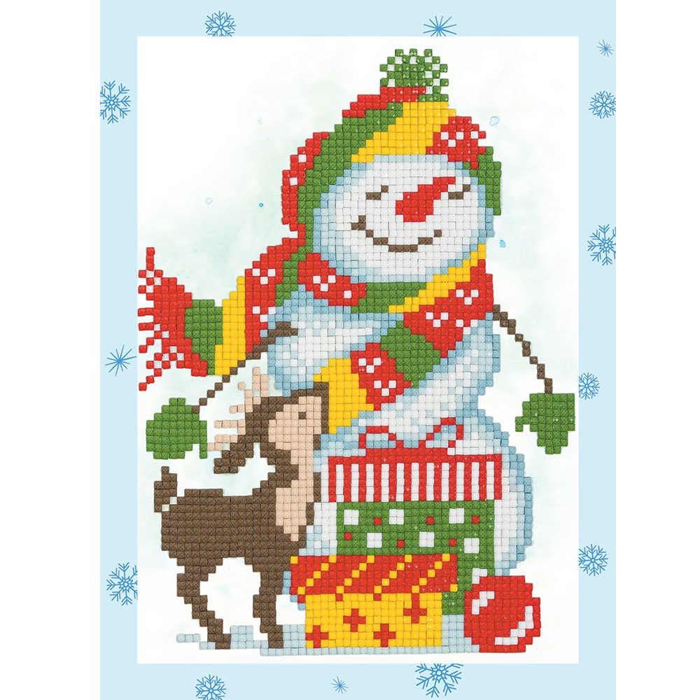 Алмазная мозаика Фрея Снеговик - фото 2