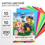 Цветной картон Paw Patrol