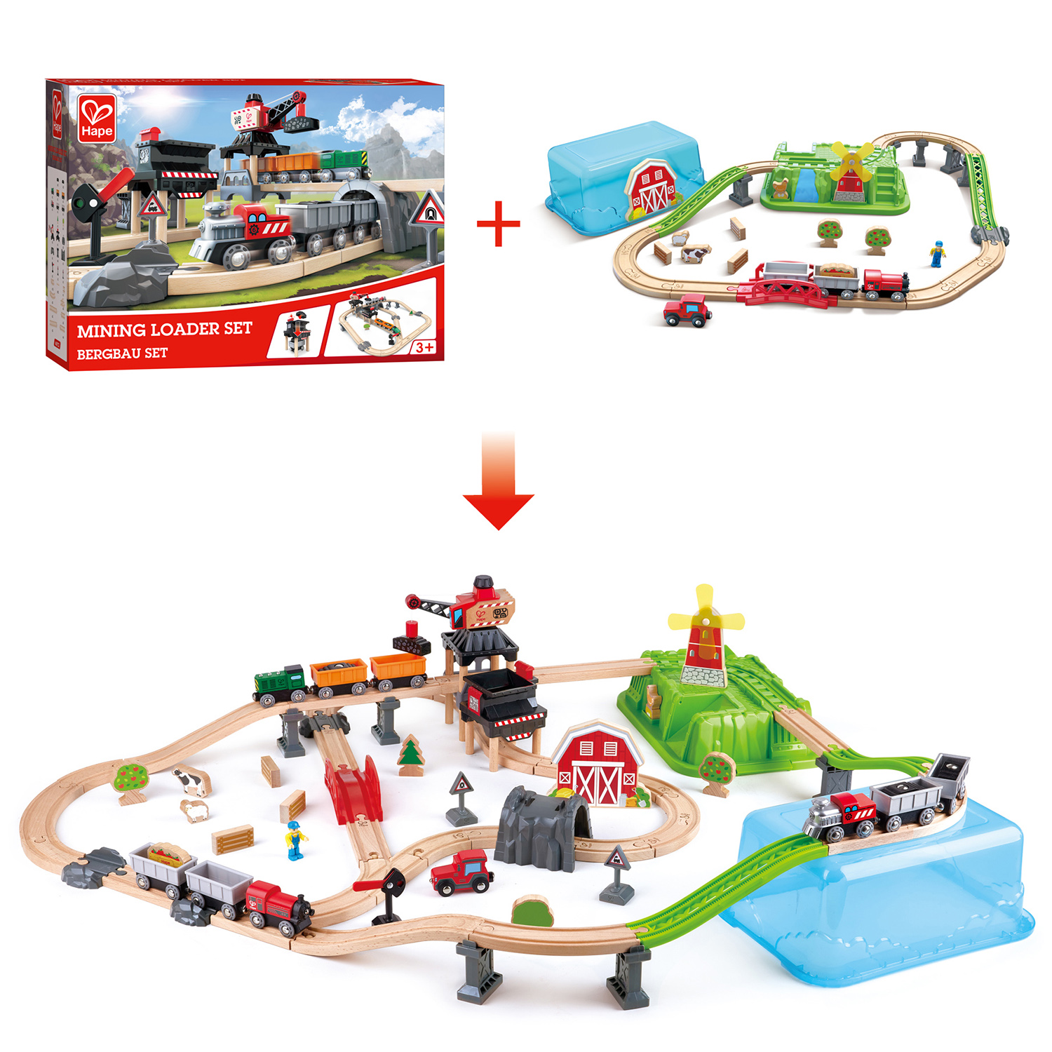 Набор железнодорожный Hape E3772_HP - фото 5