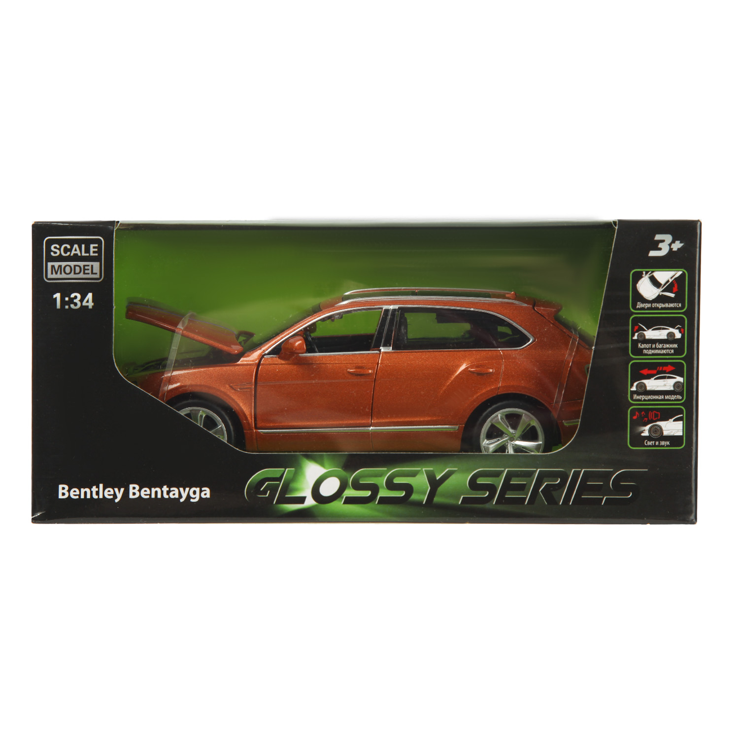 Автомобиль Mobicaro Bentley Bentley Bentayga 1:34 68369 - фото 8