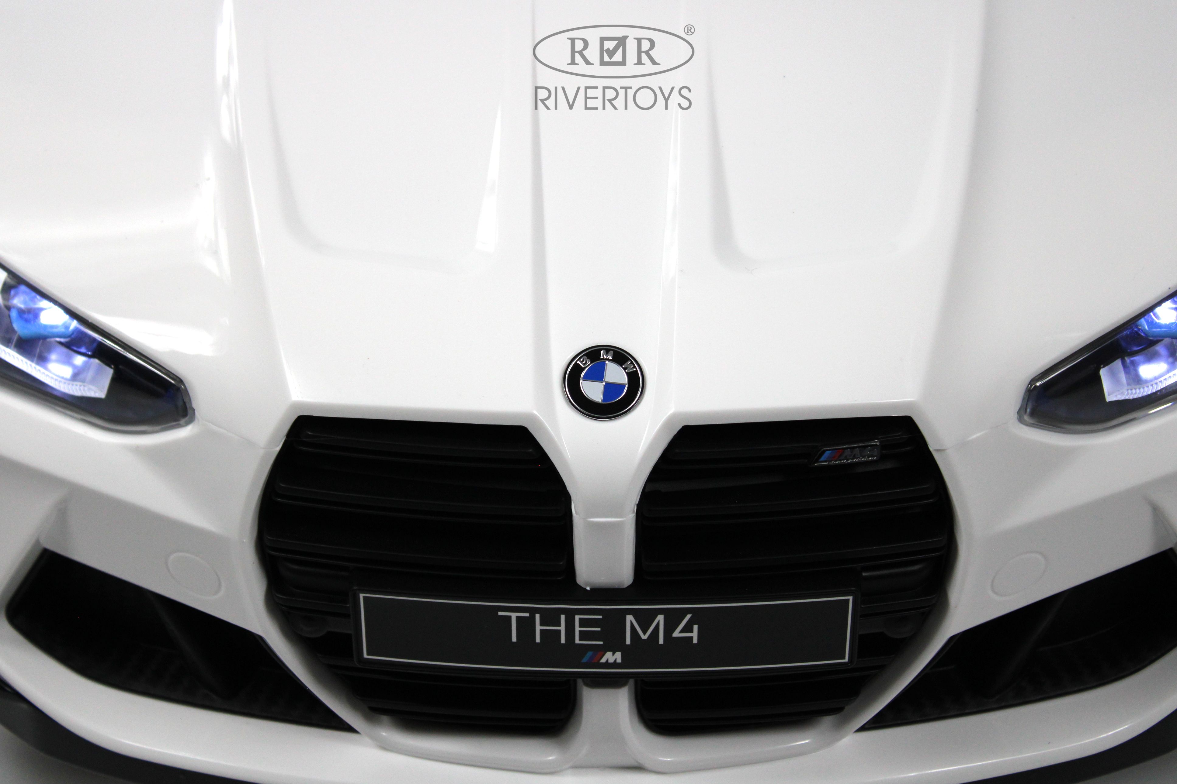 Электромобиль RIVERTOYS BMW A004AA-BMW-WHITE С пультом ДУ - фото 7