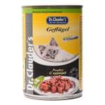 Корм влажный для кошек Dr.Clauders 415г с курицей и уткой желе консервированный