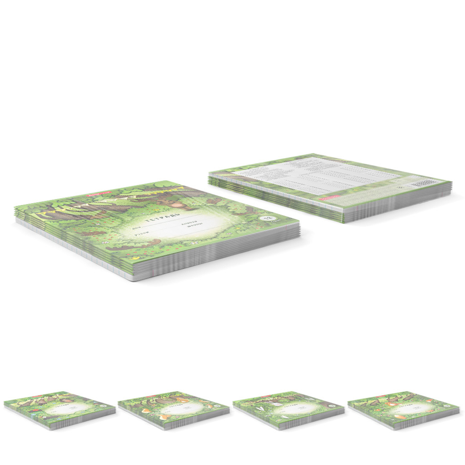 Тетрадь ErichKrause клетка 12 лист. в ассортименте - фото 4