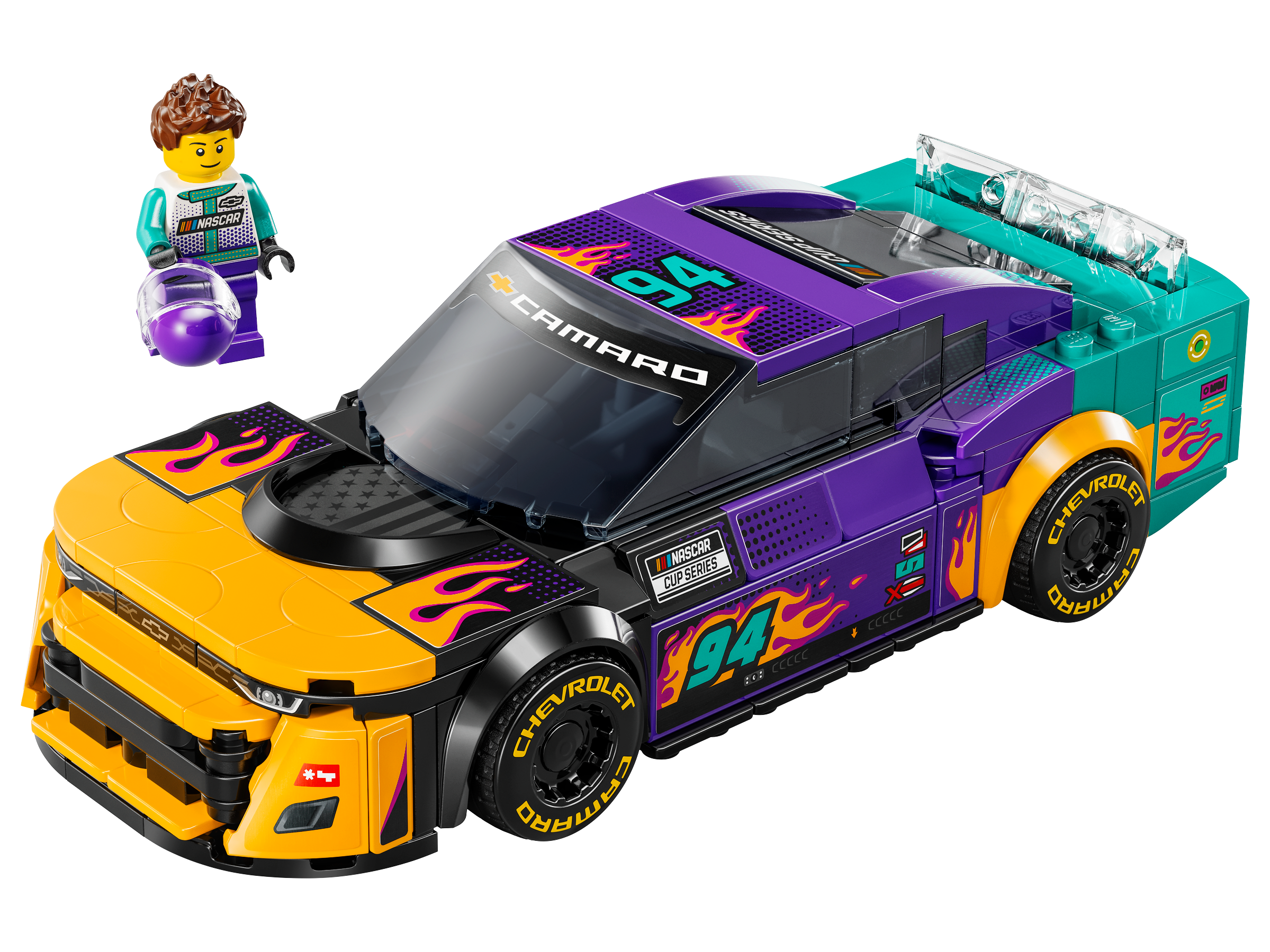 Конструктор LEGO Speed Champions Chevrolet Camaro ZL1 блочный - фото 2