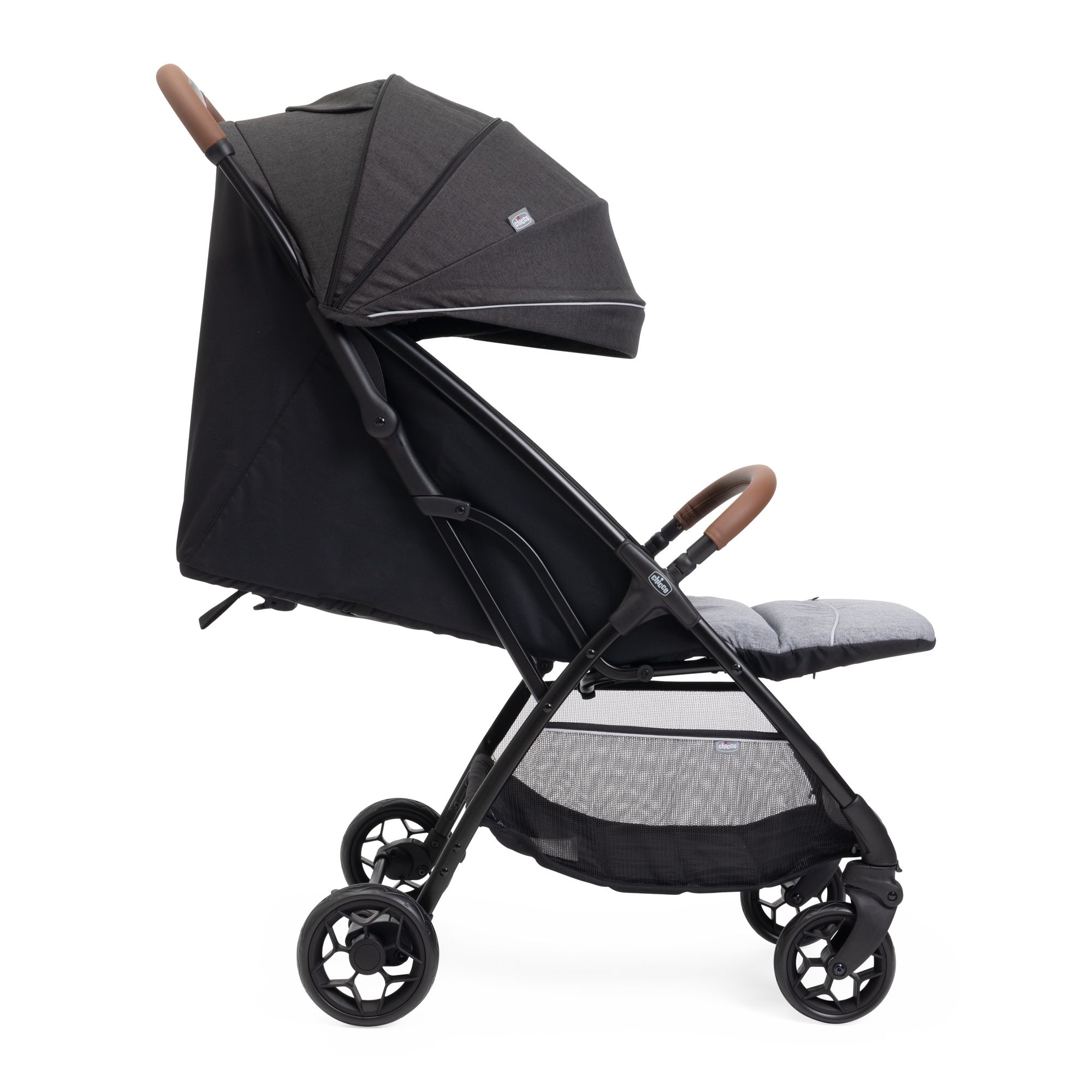 Коляска прогулочная Chicco серый - фото 11