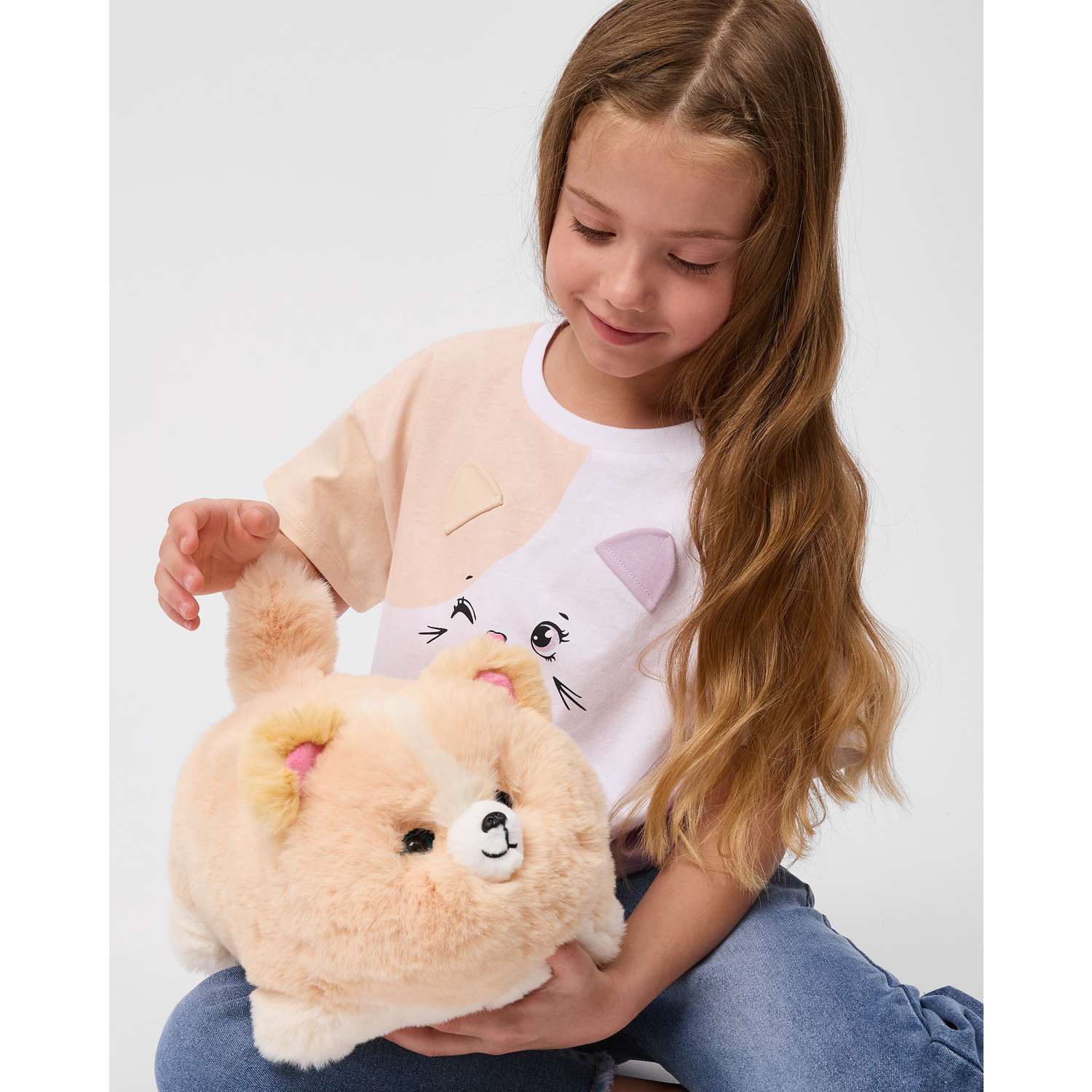 Игрушка мягкая Laffi собачка Пушистик Лаки 19 см - фото 6