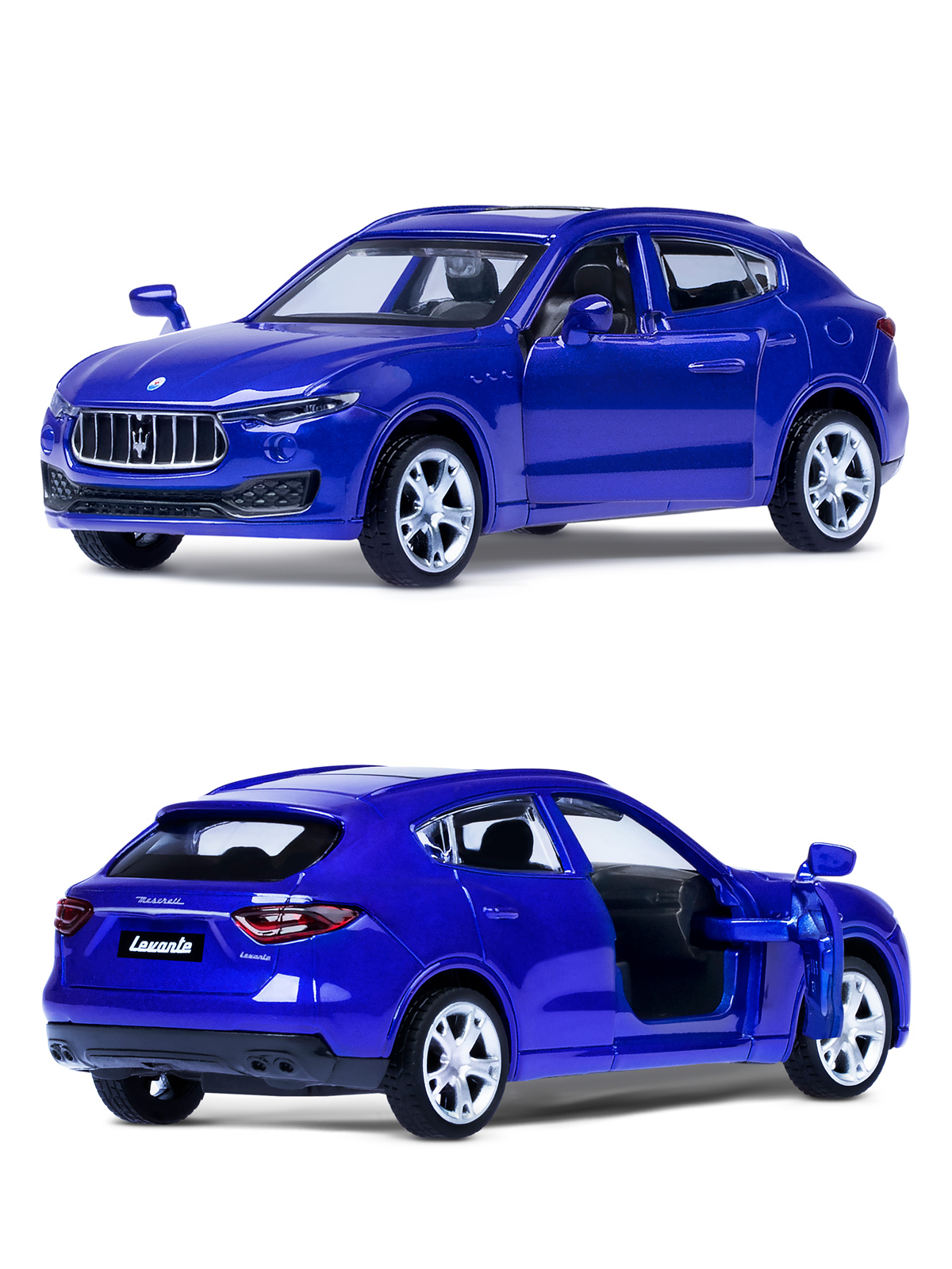 Автомобиль АВТОпанорама Maserati Levante SUV 1:43 JB1251576 - фото 6