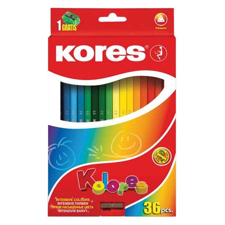 Карандаши цветные Kores 36 шт.