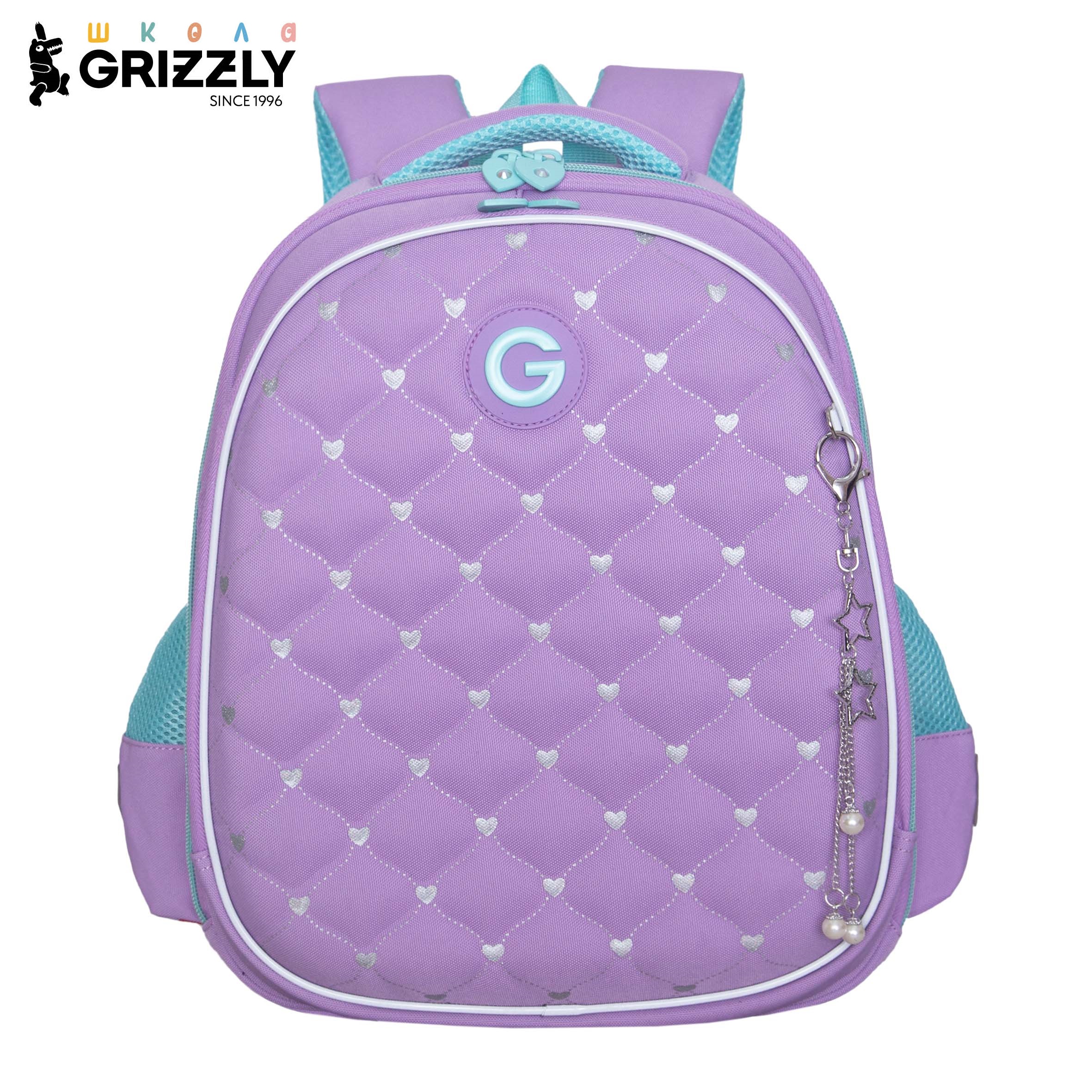 Ранец Grizzly Клетка - фото 1