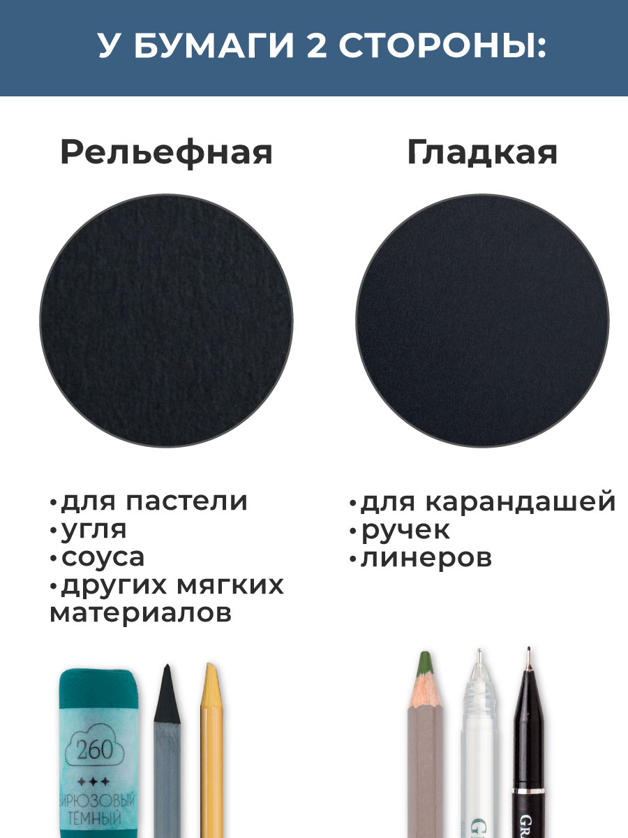 Художественная бумага Малевичъ 7 лист. - фото 2