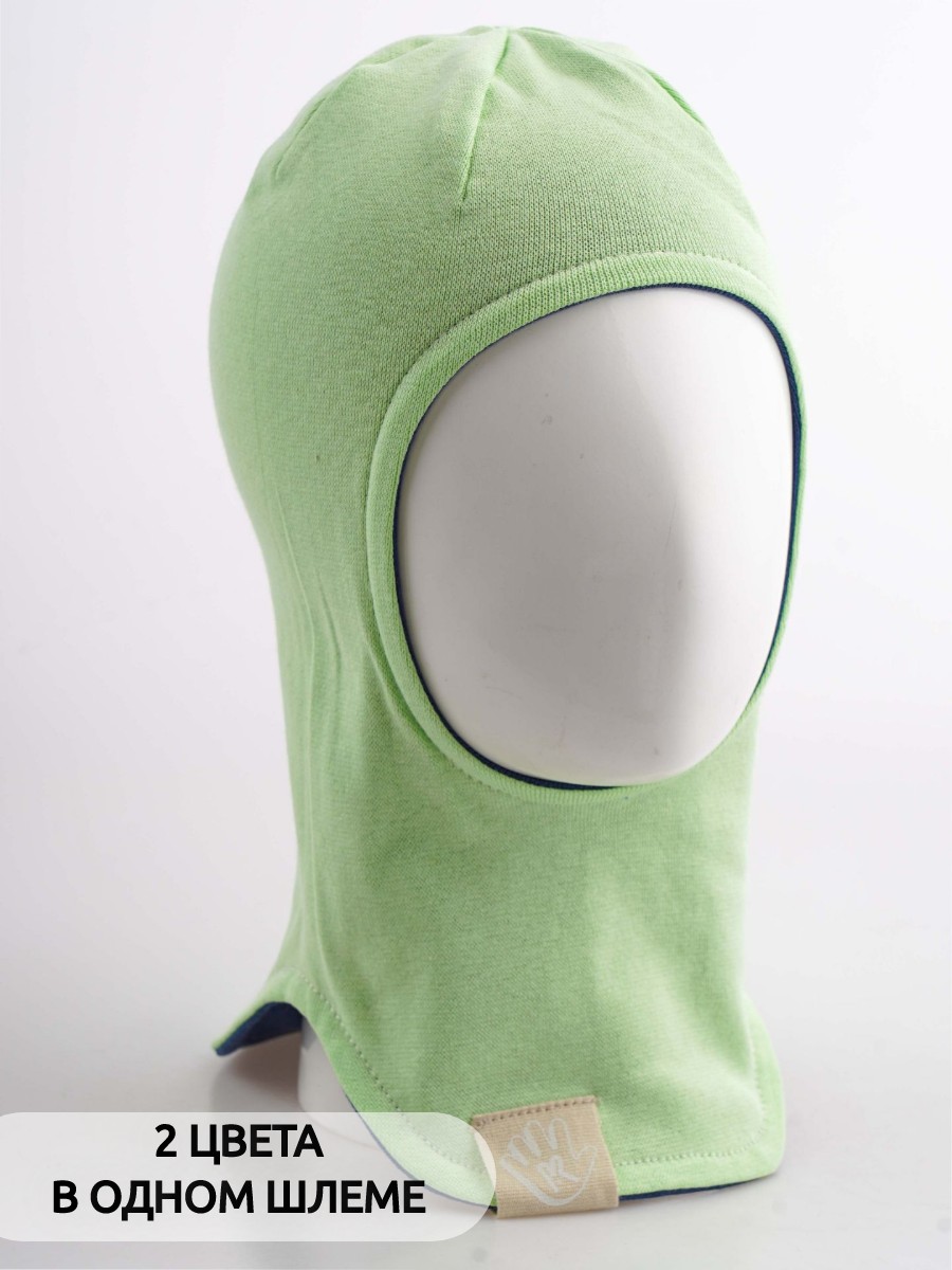 Шапка-шлем ПриКиндер U-A_221079 Цвет: Темно-синий/мята - фото 4