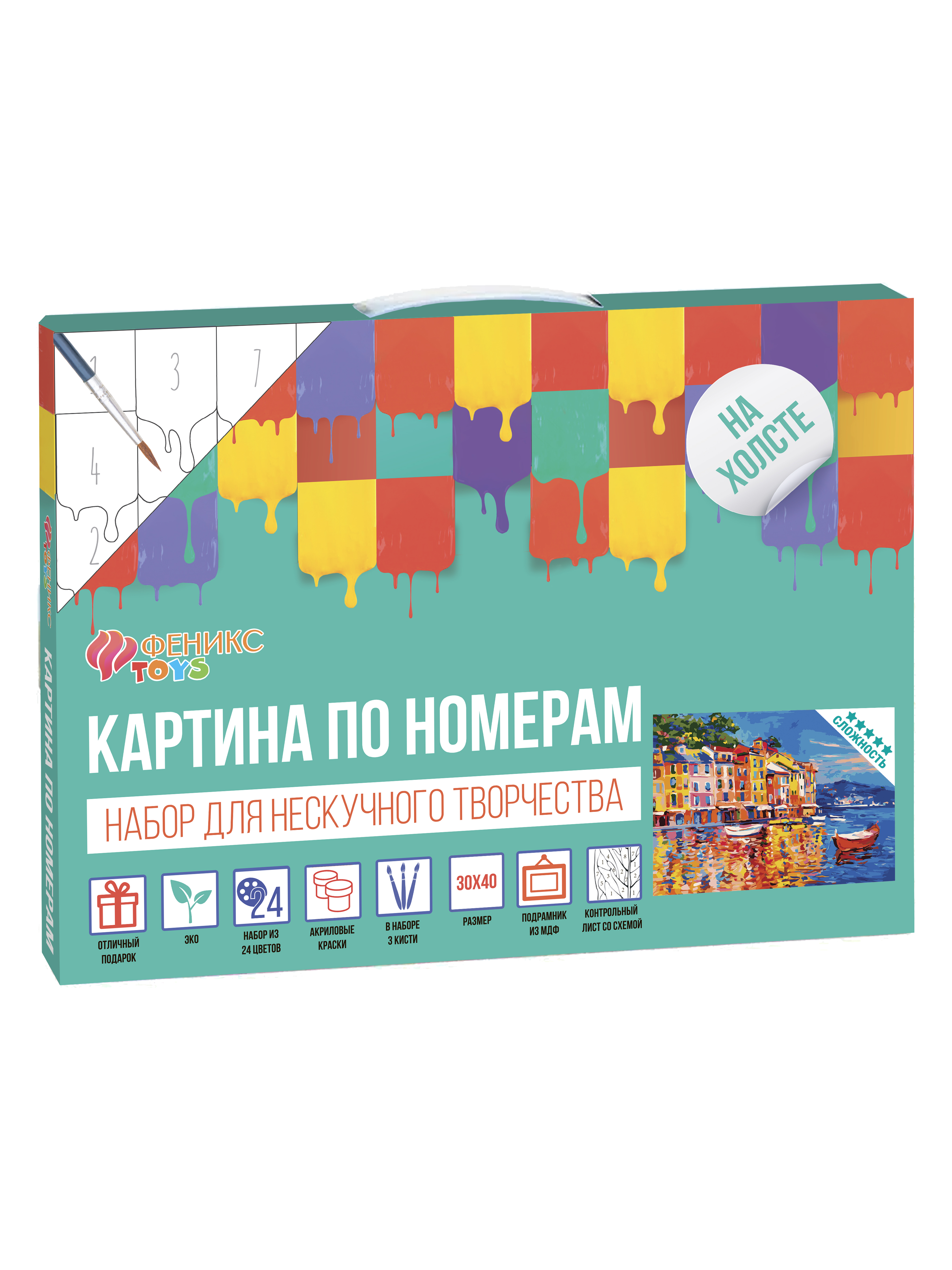 Картина по номерам Play market - фото 9