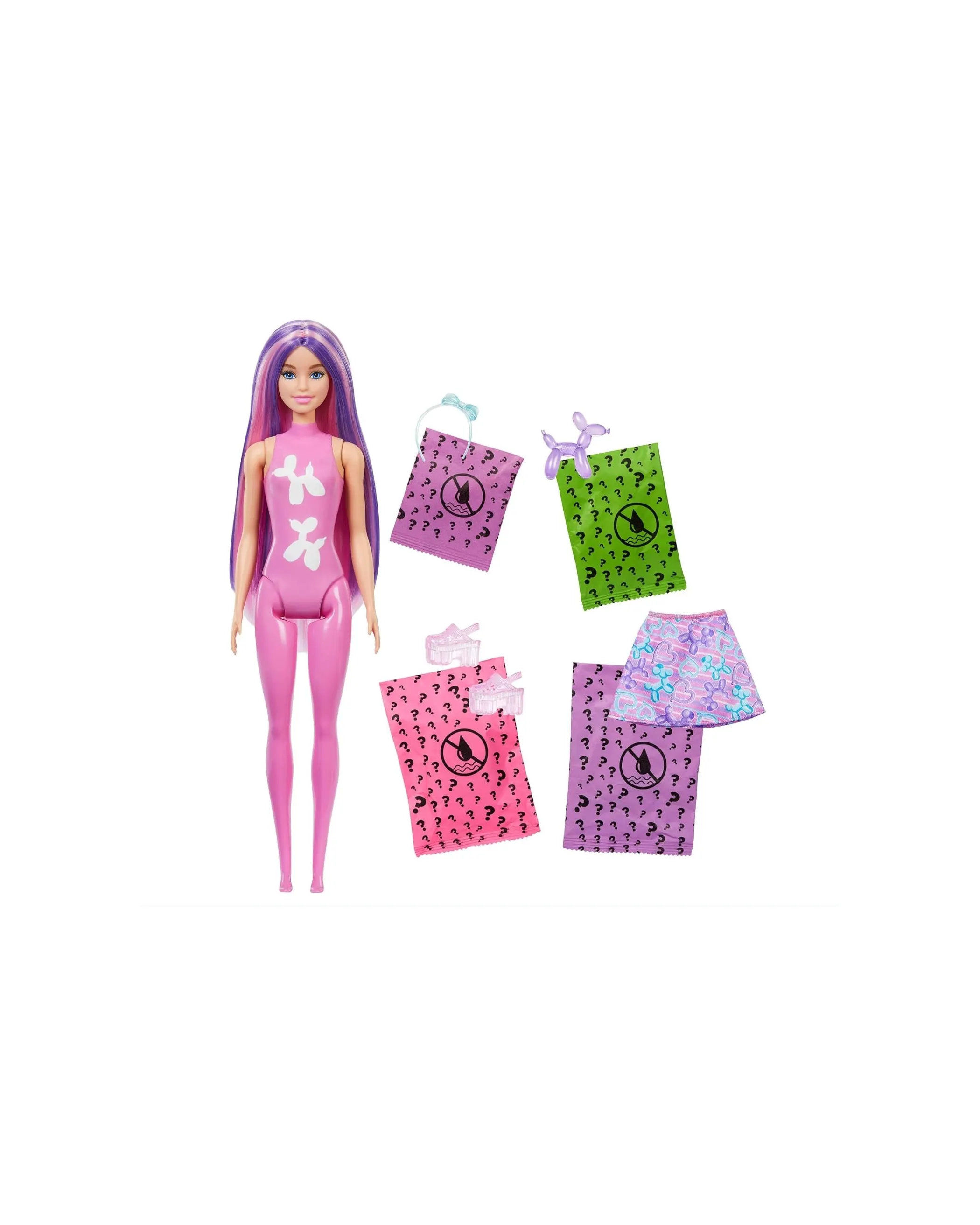 Кукла модельная Barbie Color Reveal сюрприз с аксессуарами высота 30 см JFV58 - фото 2