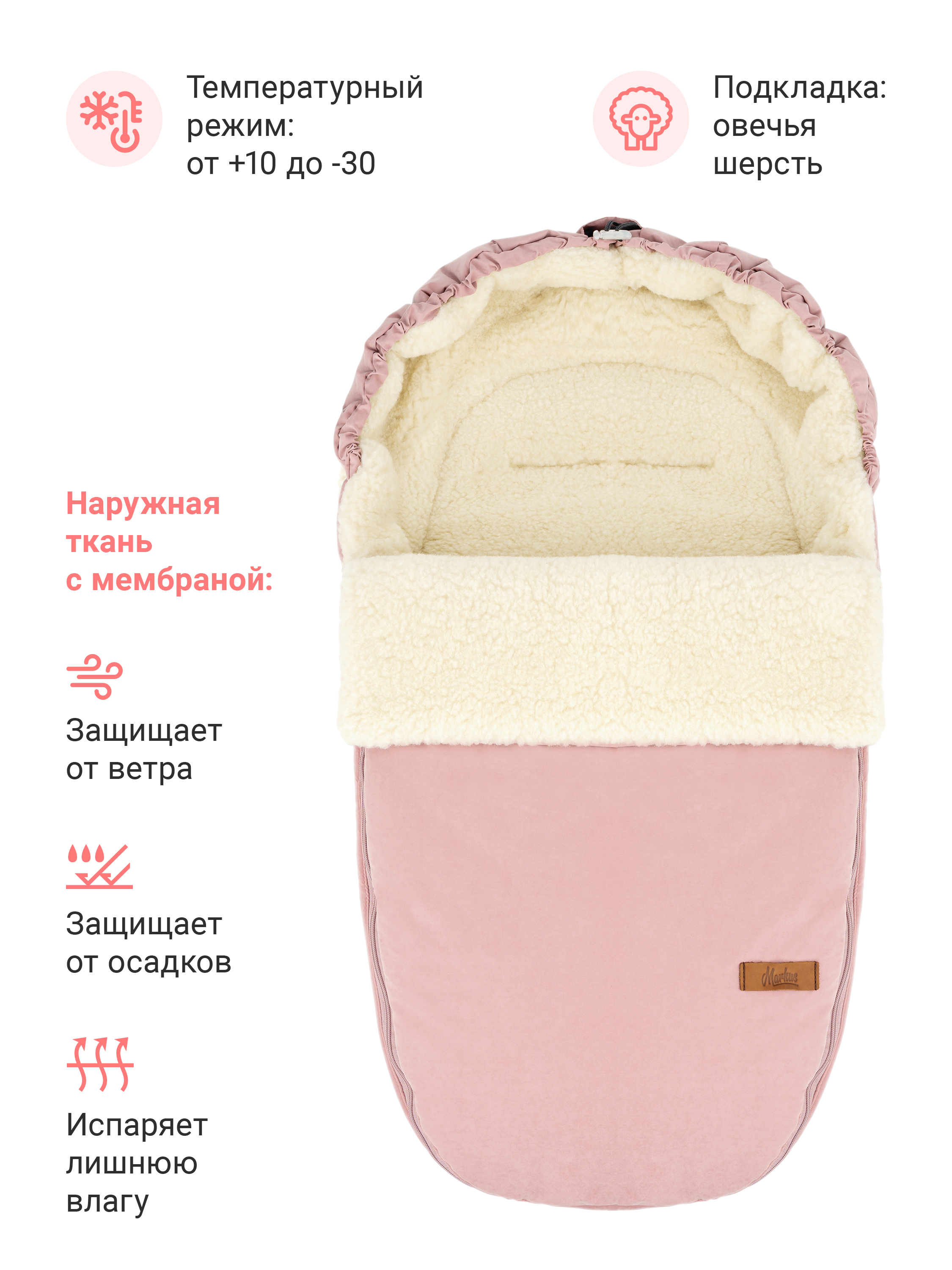 Зимний конверт в коляску Egg Basic - фото 2