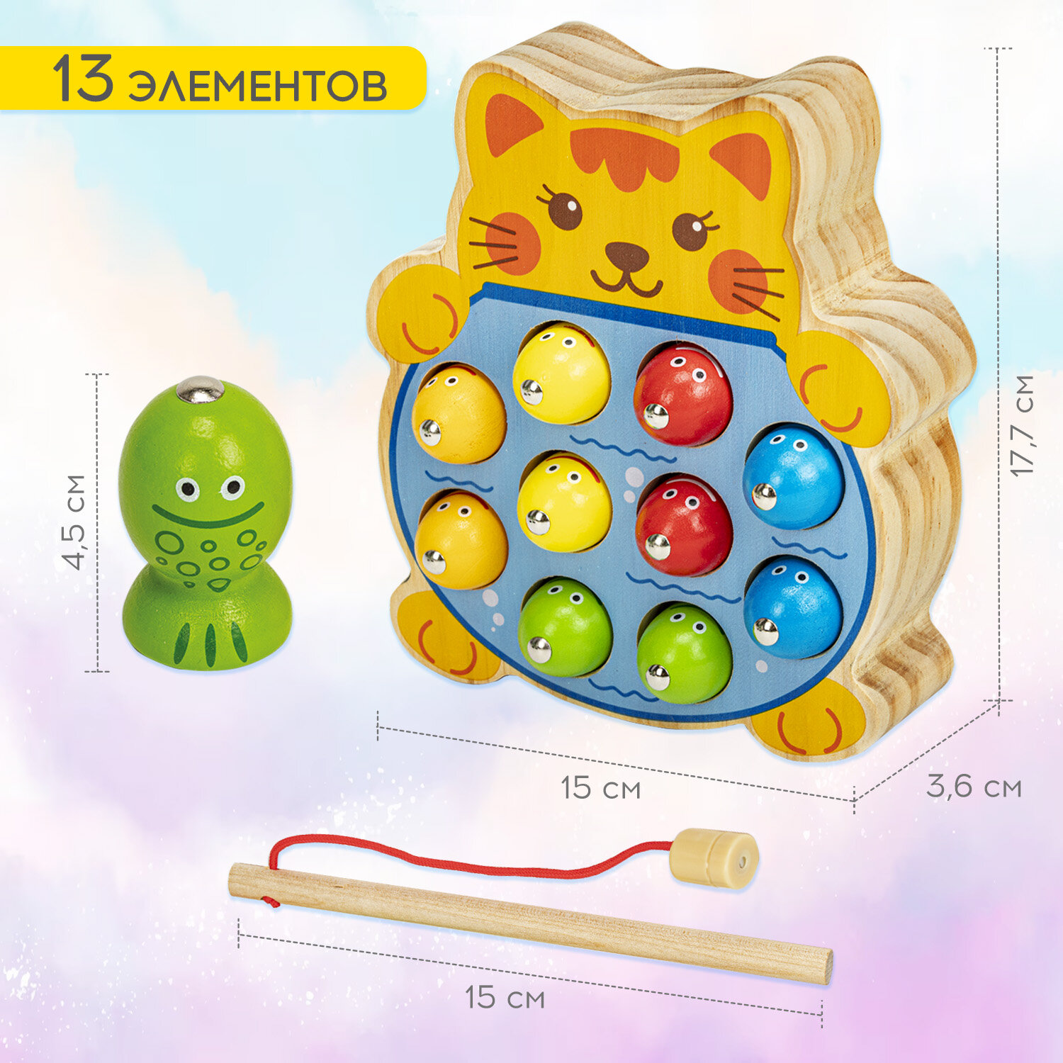 Игрушка Brauberg сортер Монтессори - фото 3
