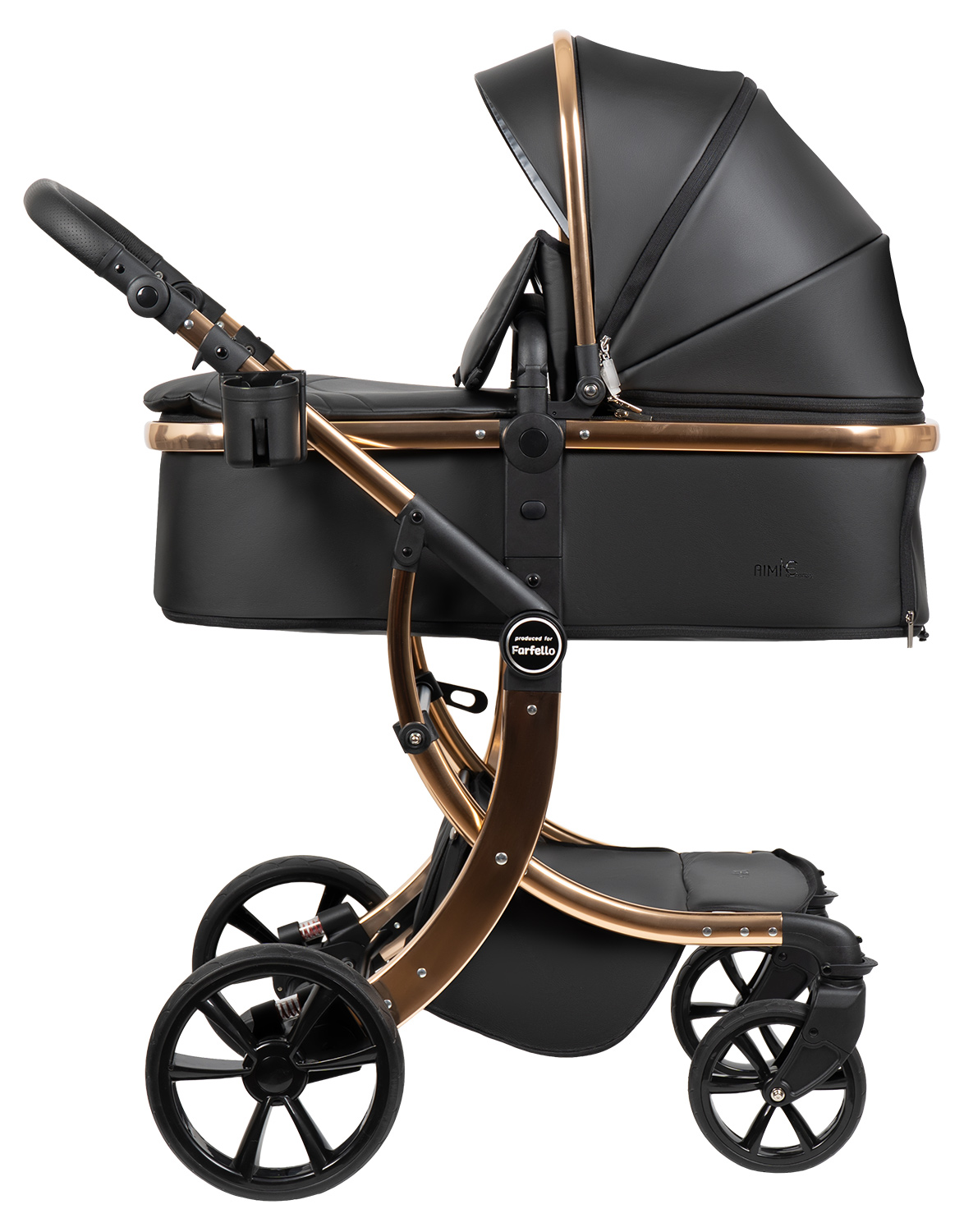 Коляска трансформер Aimile Авантюрист / Adventurer черный - фото 10