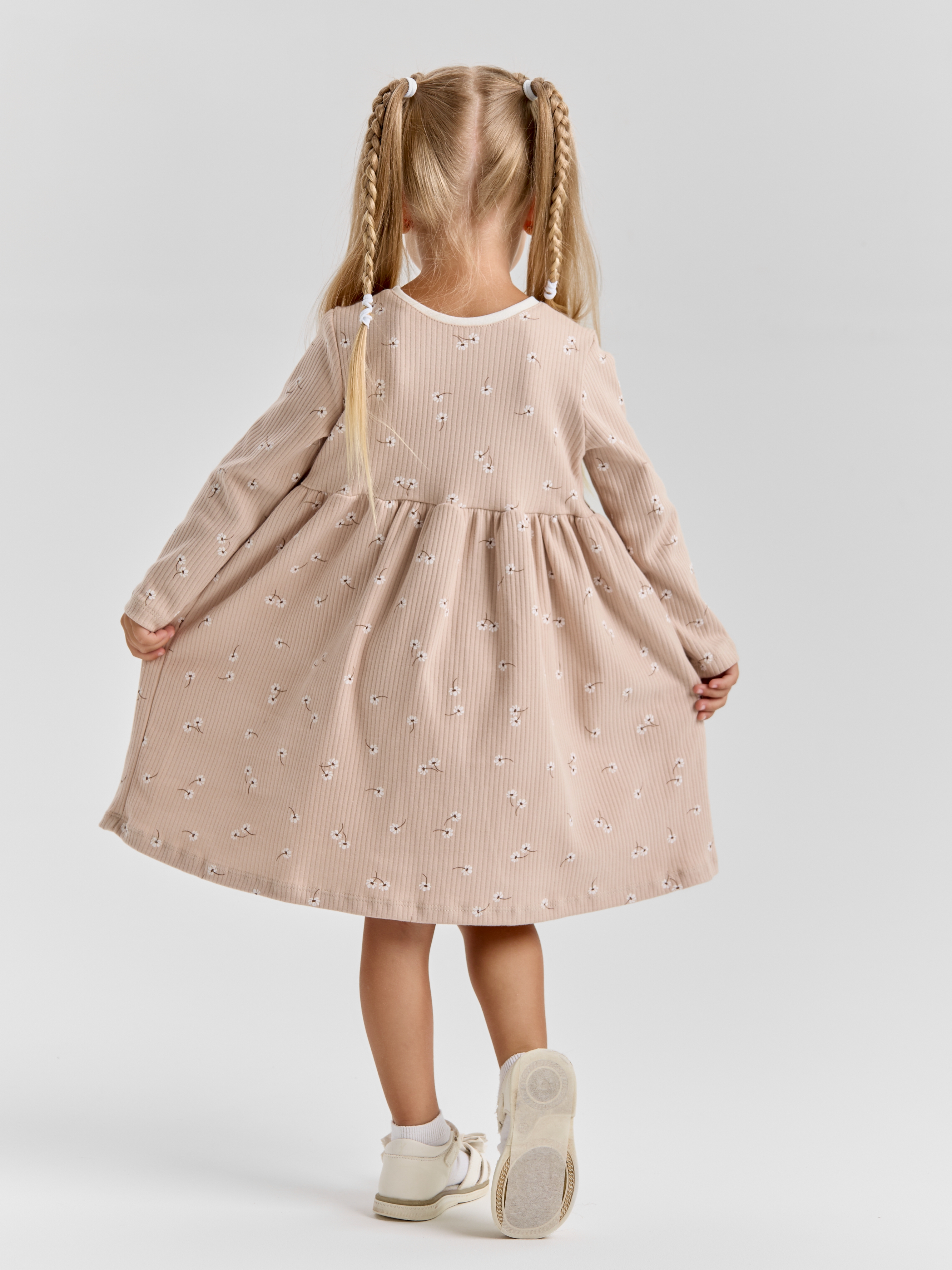 Платье LEVA платье для девочки_маргаритки на кофе - фото 3