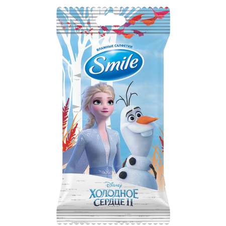 Влажные салфетки Smile 15 шт.