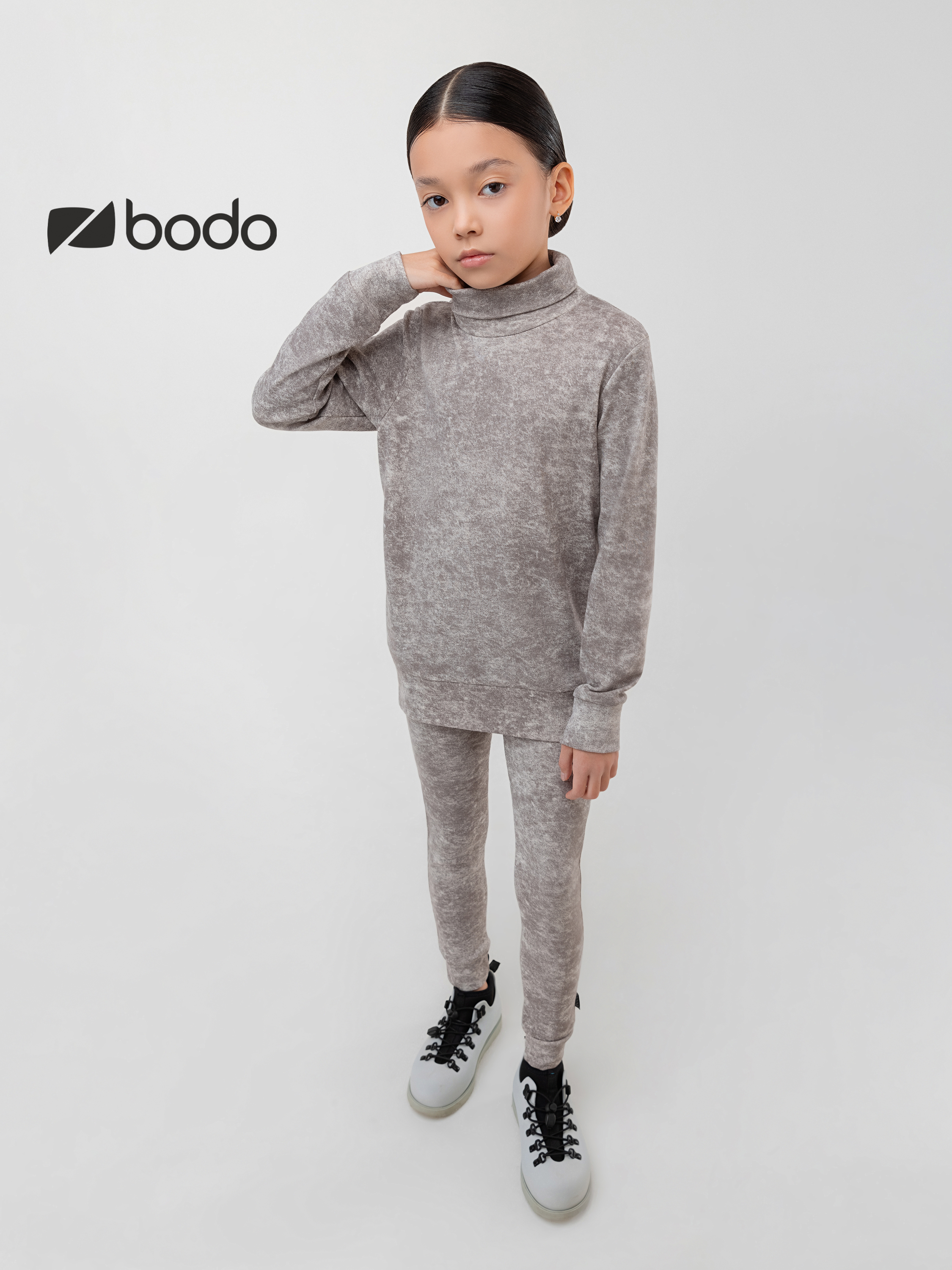 Костюм спортивный Bodo 11-445МU_серо-бежевый - фото 2