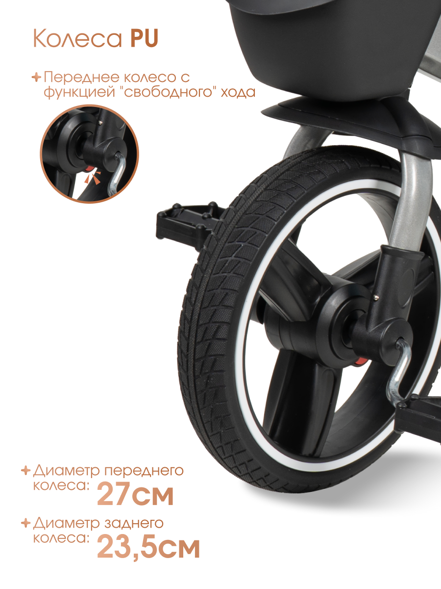 Трехколесный велосипед Farfello 10 дюймов - фото 6