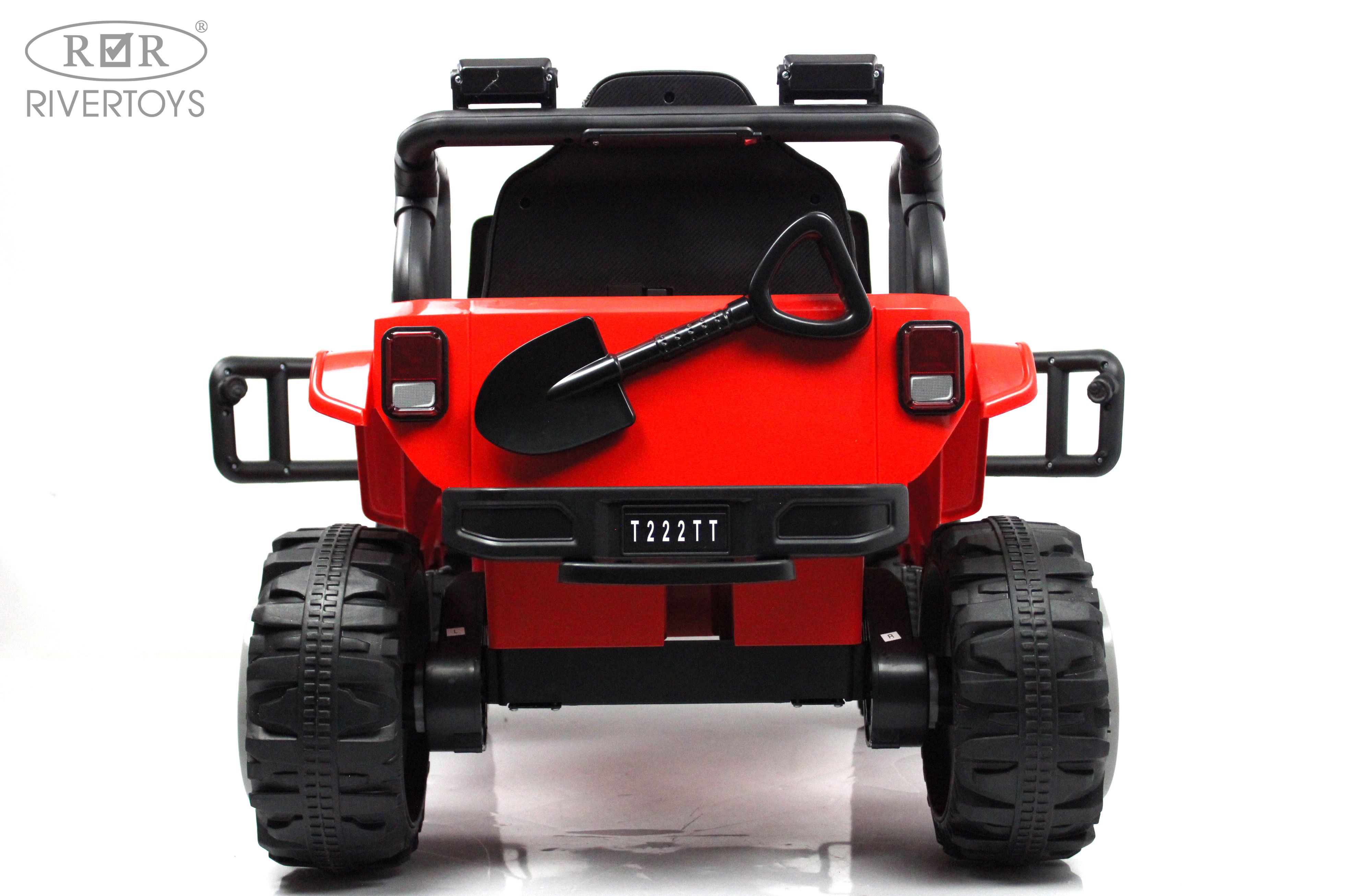 Электромобиль RIVERTOYS T222TT-4WD-RED С пультом ДУ - фото 7