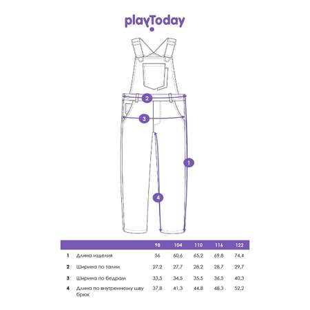 Полукомбинезон PlayToday