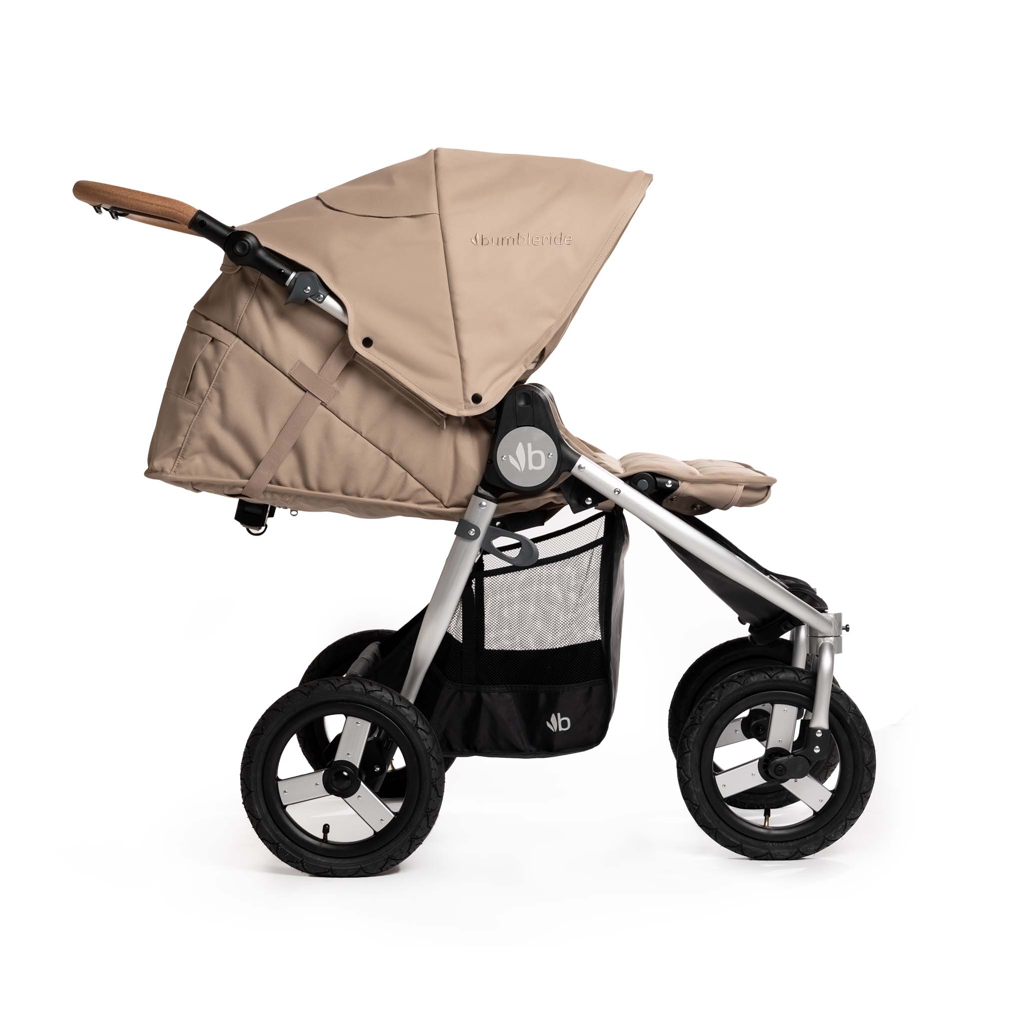 Коляска прогулочная Bumbleride Indie Twin 2025 / Sand - фото 12