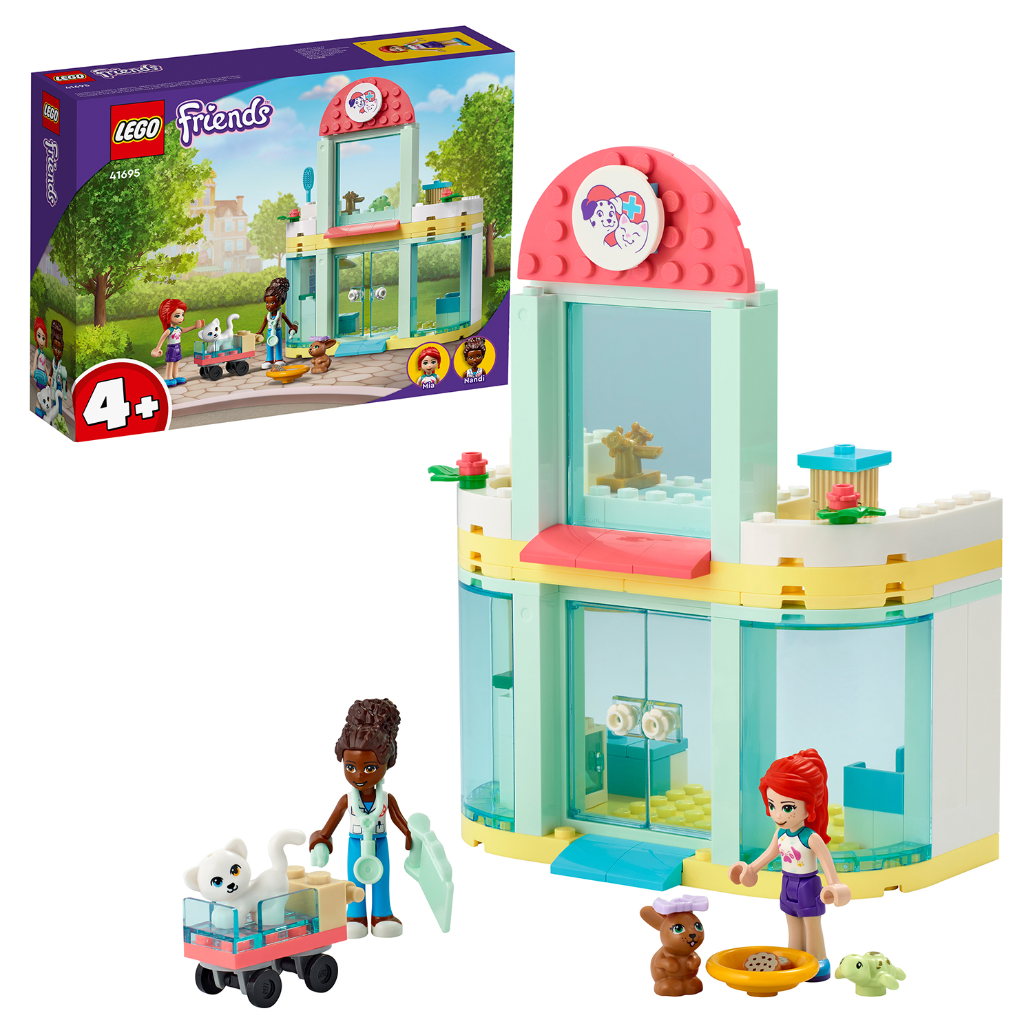 Конструктор LEGO Friends Клиника для домашних животных блочный - фото 1