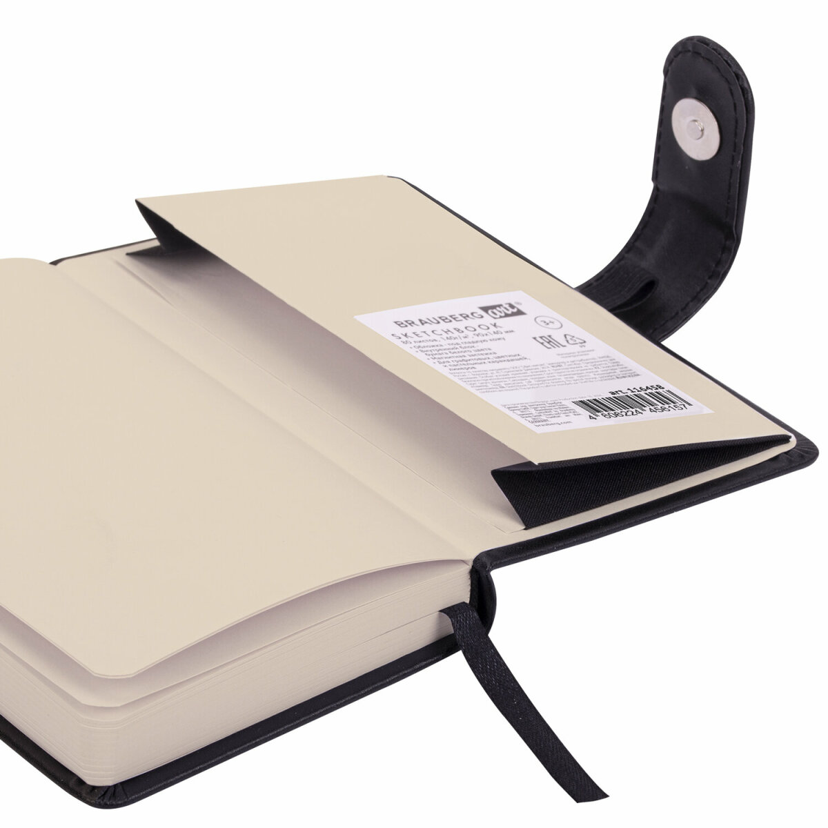 Скетчбук для рисования BRAUBERG блокнот для скетчинга 80 листов 9x14 см - фото 11