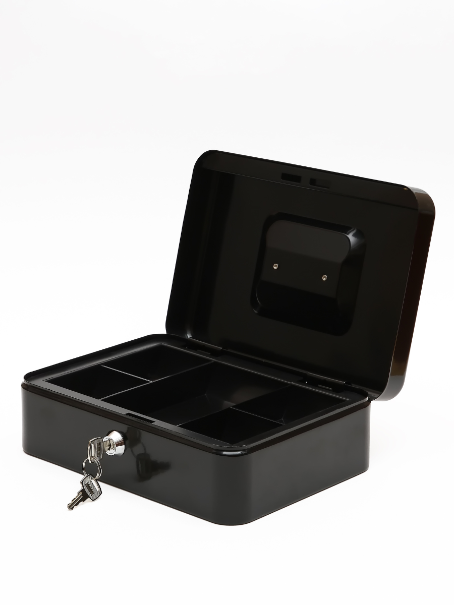 Ящик для денег AXLER металлический кэшбокс для хранения - фото 6