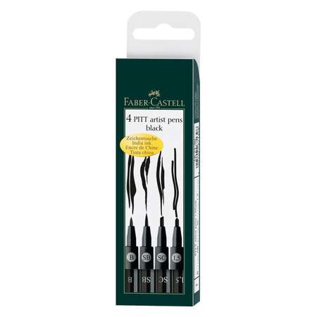 Ручка капиллярная Faber Castell 4 шт.
