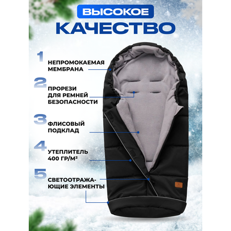 Конверт в коляску StrollerAcss