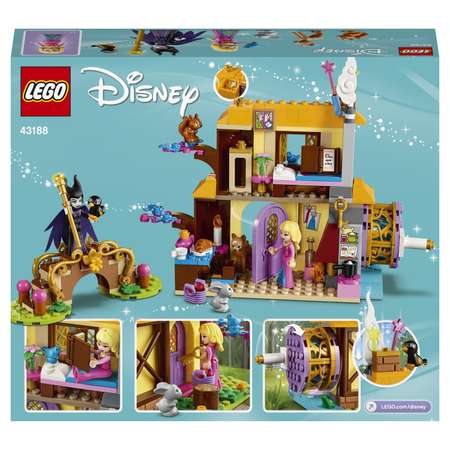 Конструктор LEGO Disney Princess Лесной домик Спящей красавицы блочный