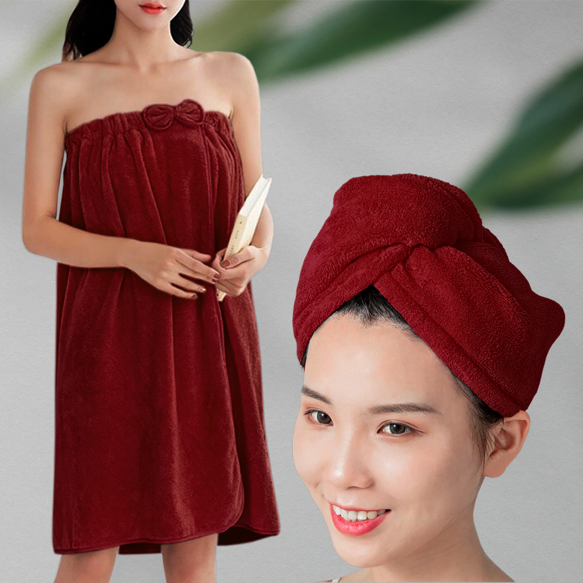 Полотенце килт BRAVO и чалма 80 x 150 см 2 шт. - фото 1