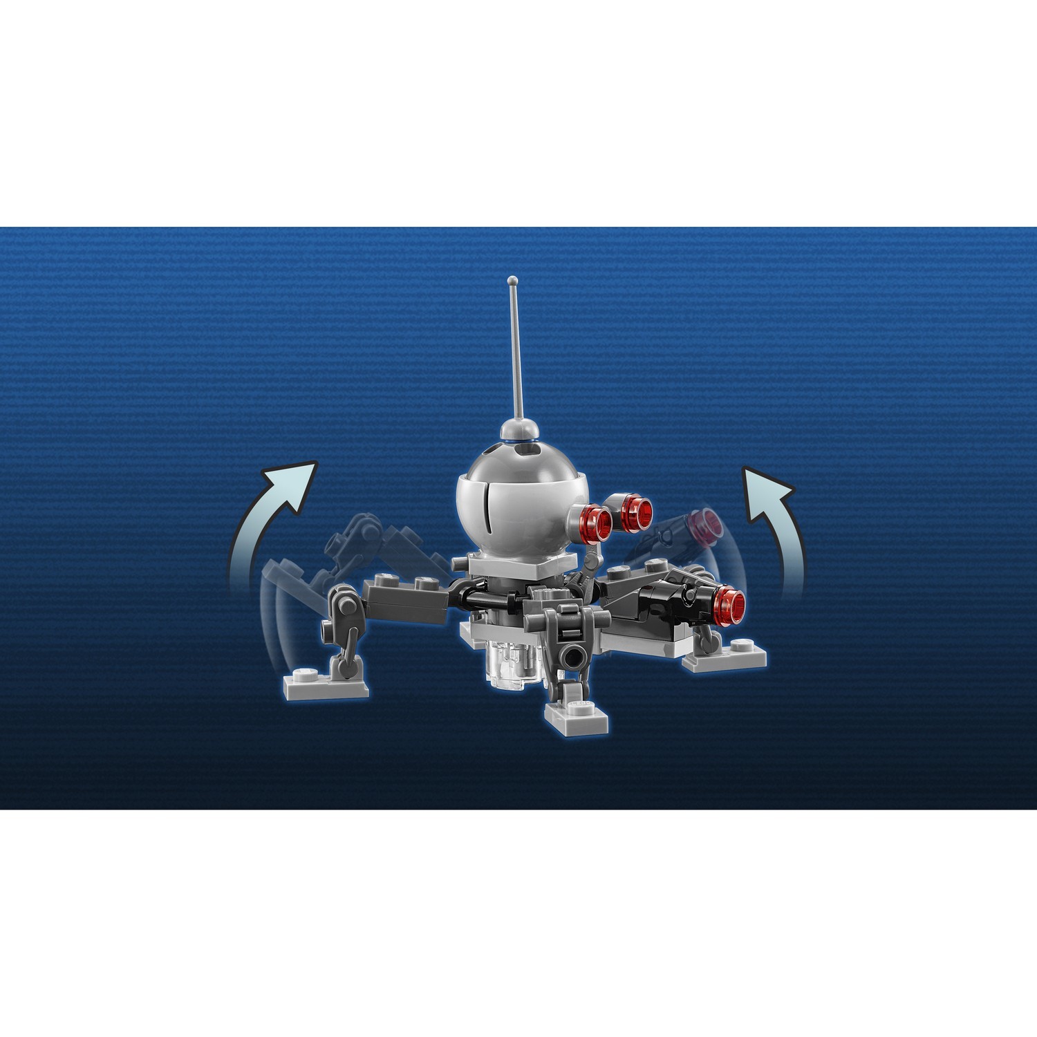 Конструктор LEGO Star Wars Самонаводящийся дроид-паук блочный - фото 9