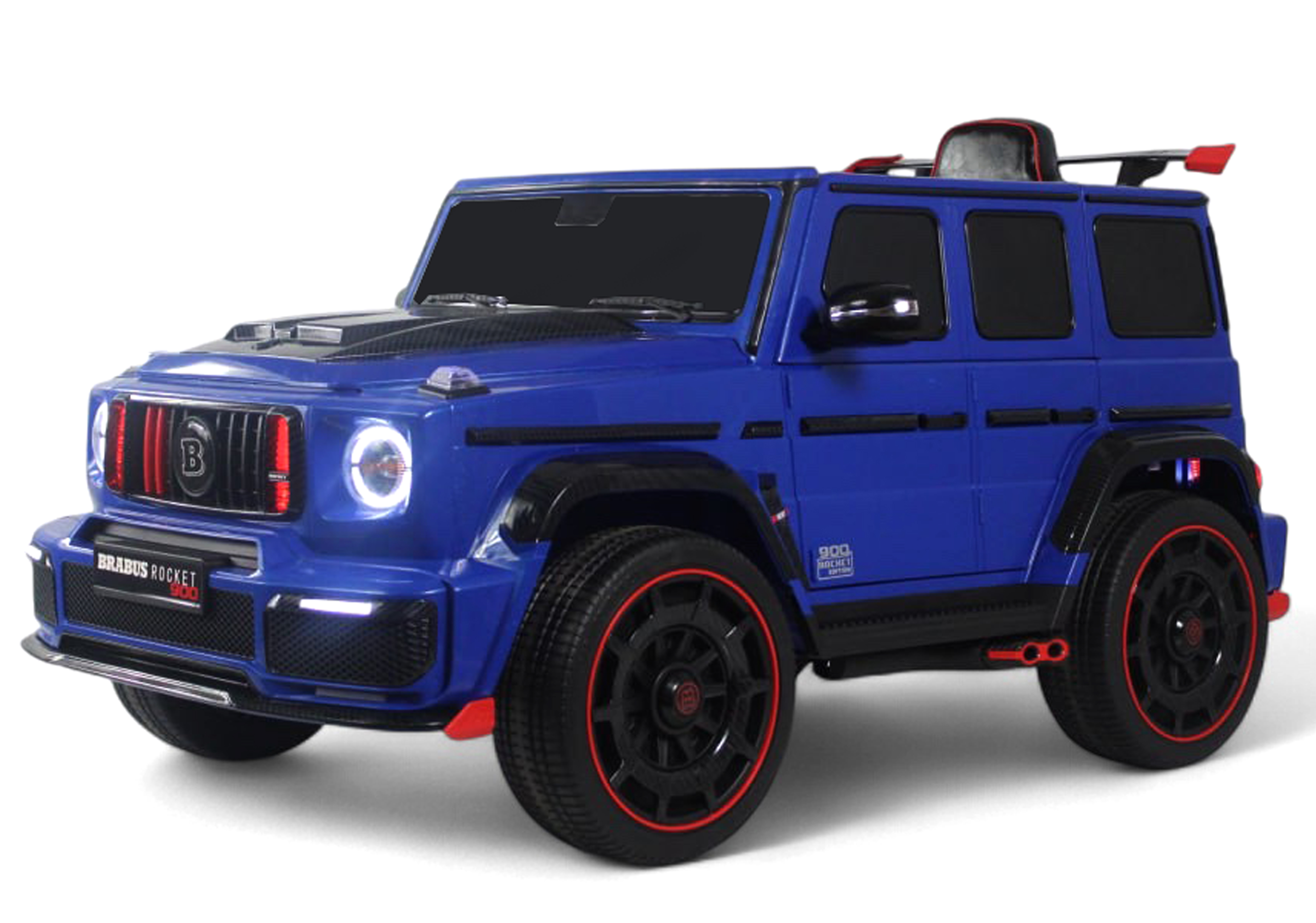 Электромобиль RIVERTOYS Mercedes Z777ZZ-BLUE С пультом ДУ - фото 1