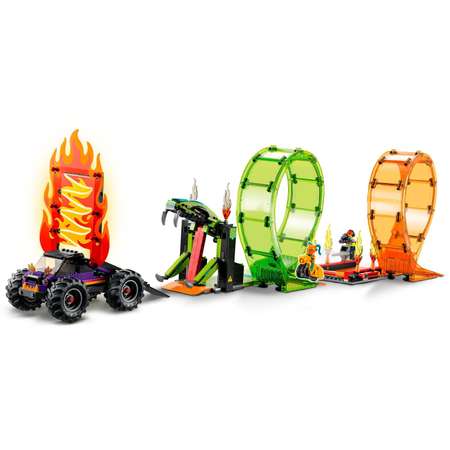 Конструктор LEGO City Double Loop Stunt Arena блочный