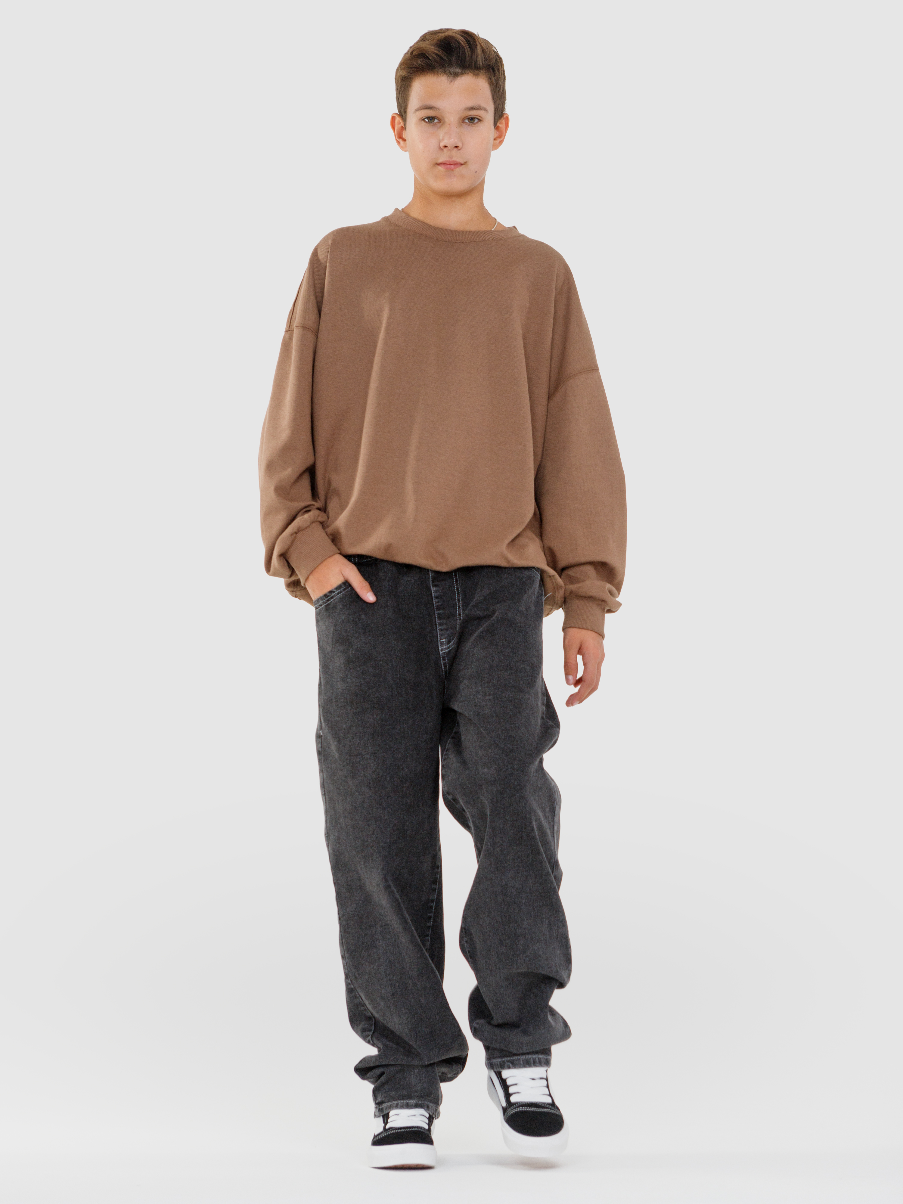 Джинсы-багги СИНИЙ МИР WM5515-F63 - фото 6