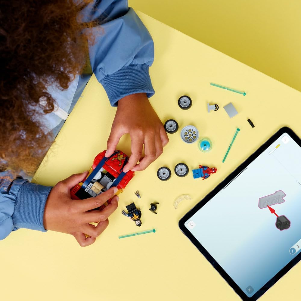 Конструктор LEGO Marvel Super Heroes Машина человека-паука 134 дет. - фото 7