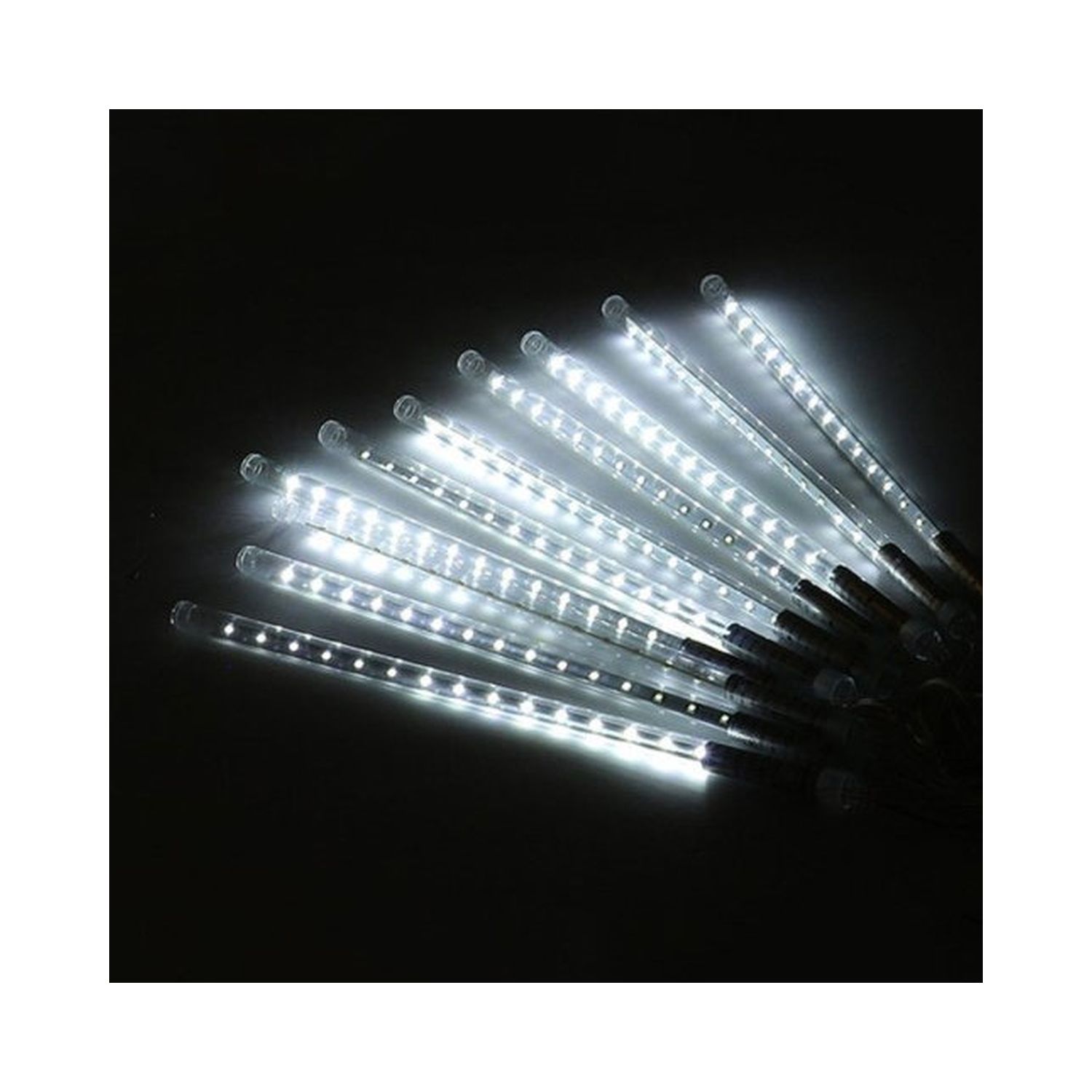 Светодиодная гирлянда Uniglodis Тающие сосульки белые 50 см - фото 2