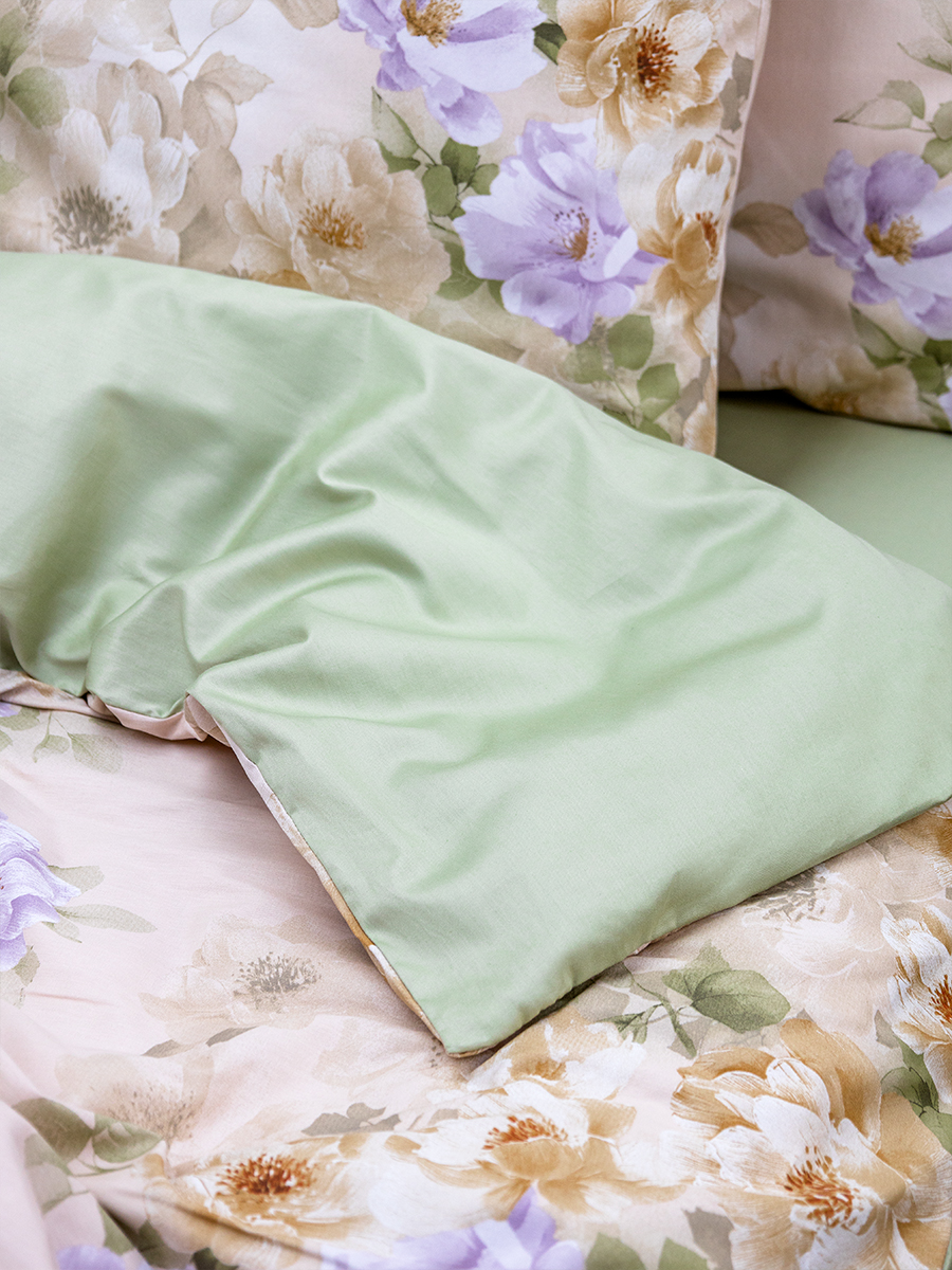Комплект постельного белья для SNOFF Ассанта сатин евро 4 предм. - фото 5