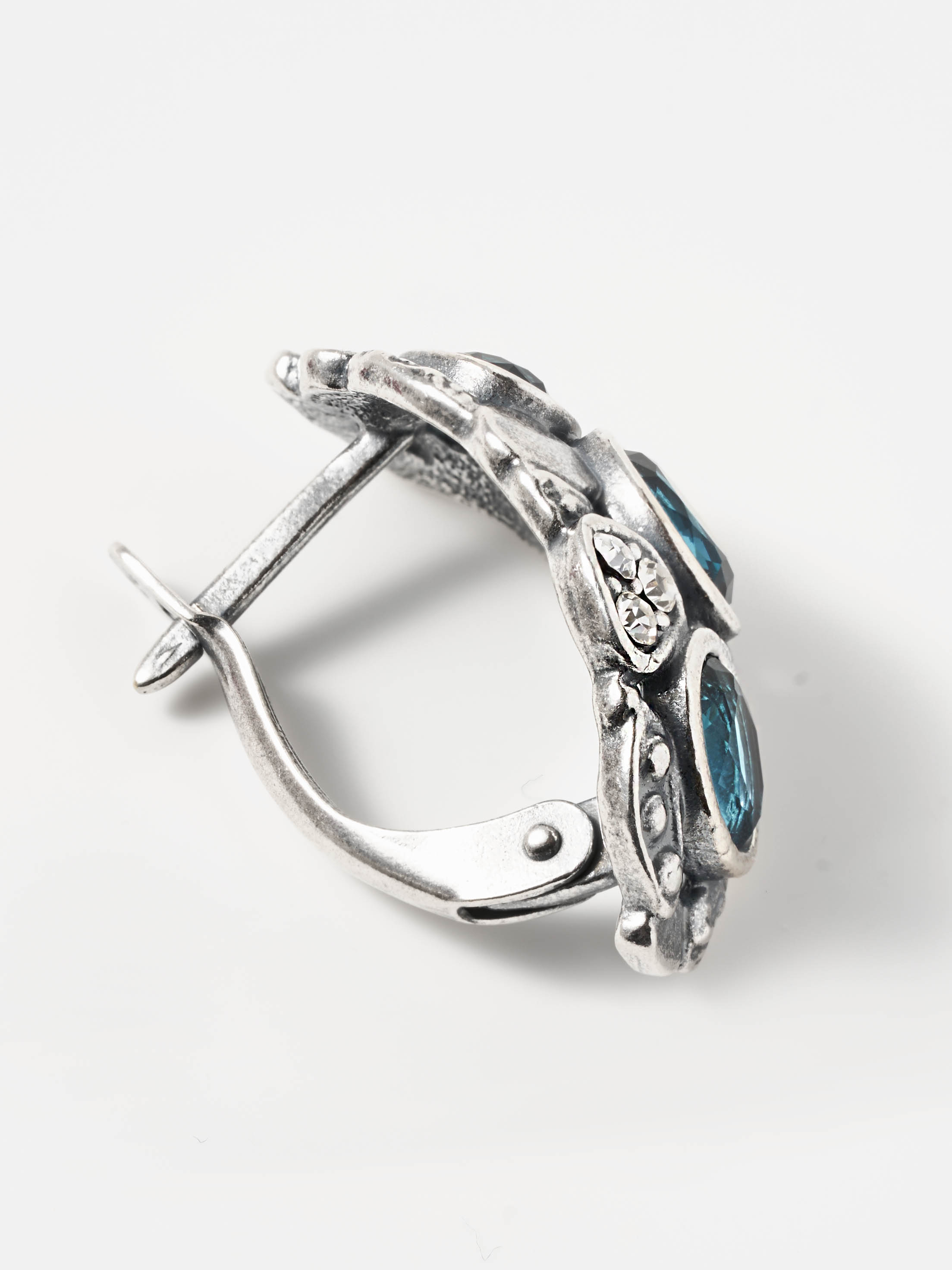 Серьги Shine and Beauty 80138-322-с-шпинель - фото 4