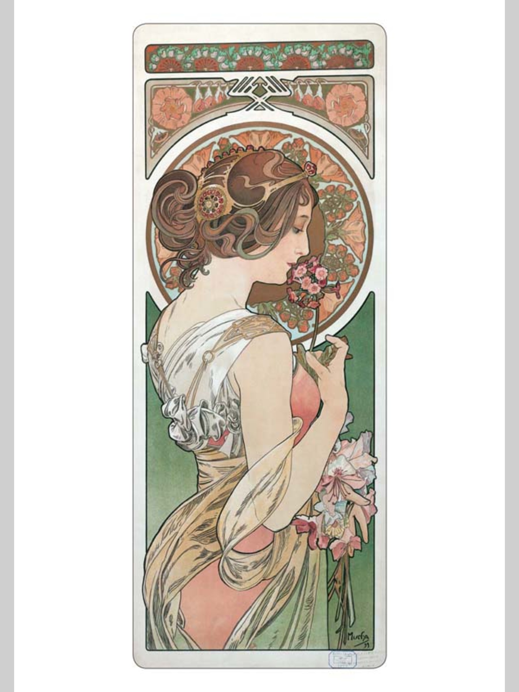 Набор открыток Белый город Альфонс Муха почтовые открытки для посткроссинга - фото 5